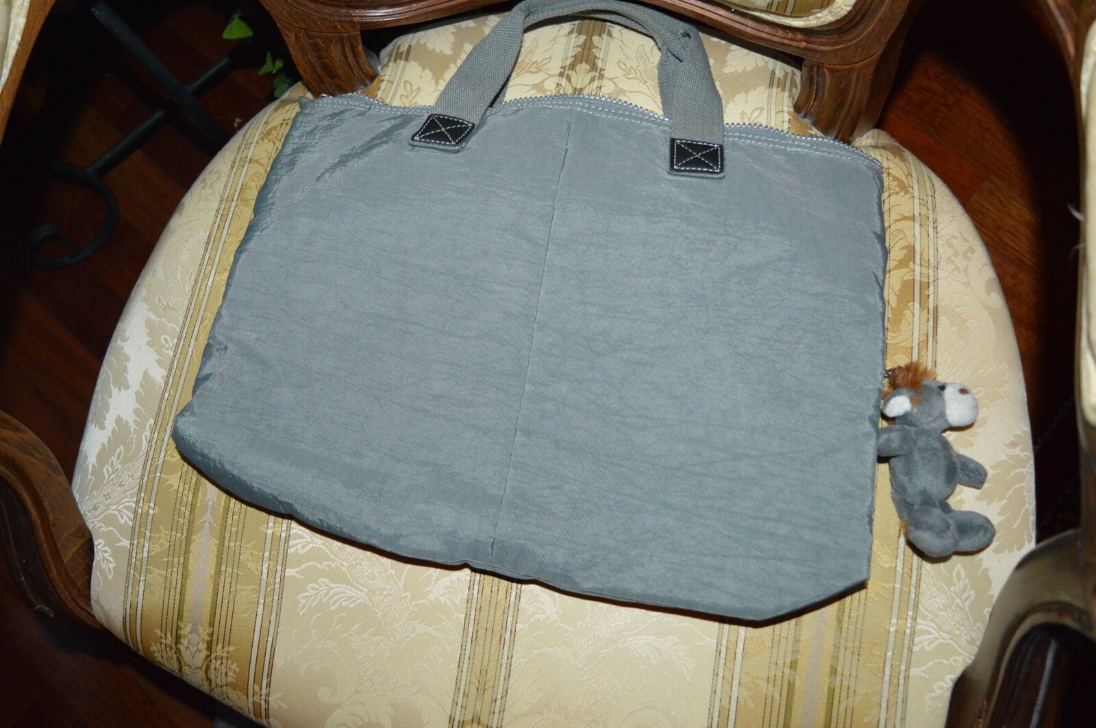 DECODE CASE BAG for 15" Laptop GREY NYLON LINED ORANGE NEW