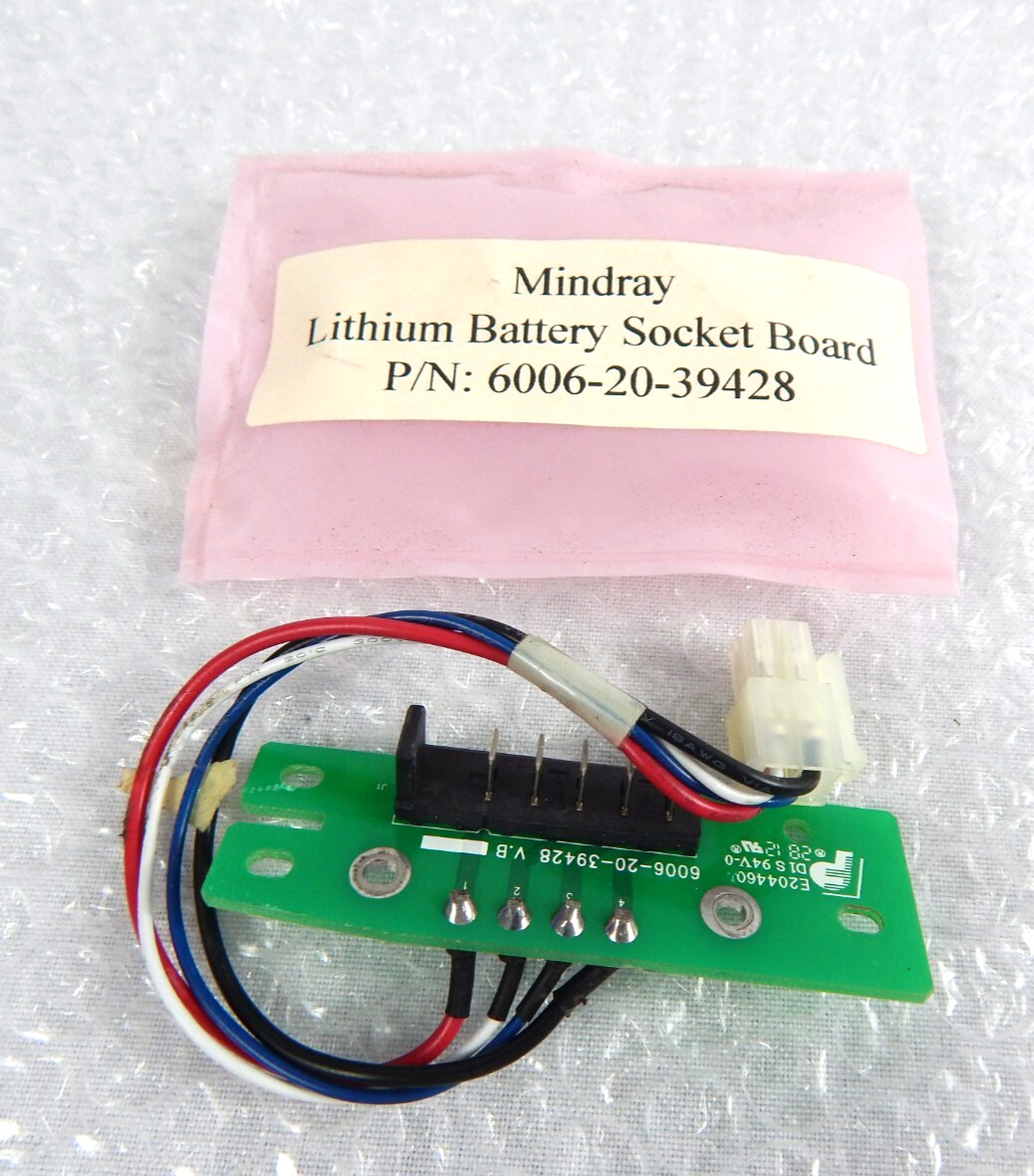 MINDRAY LITHIUM BATTERY SOCKET BOARD 6006-20-39428