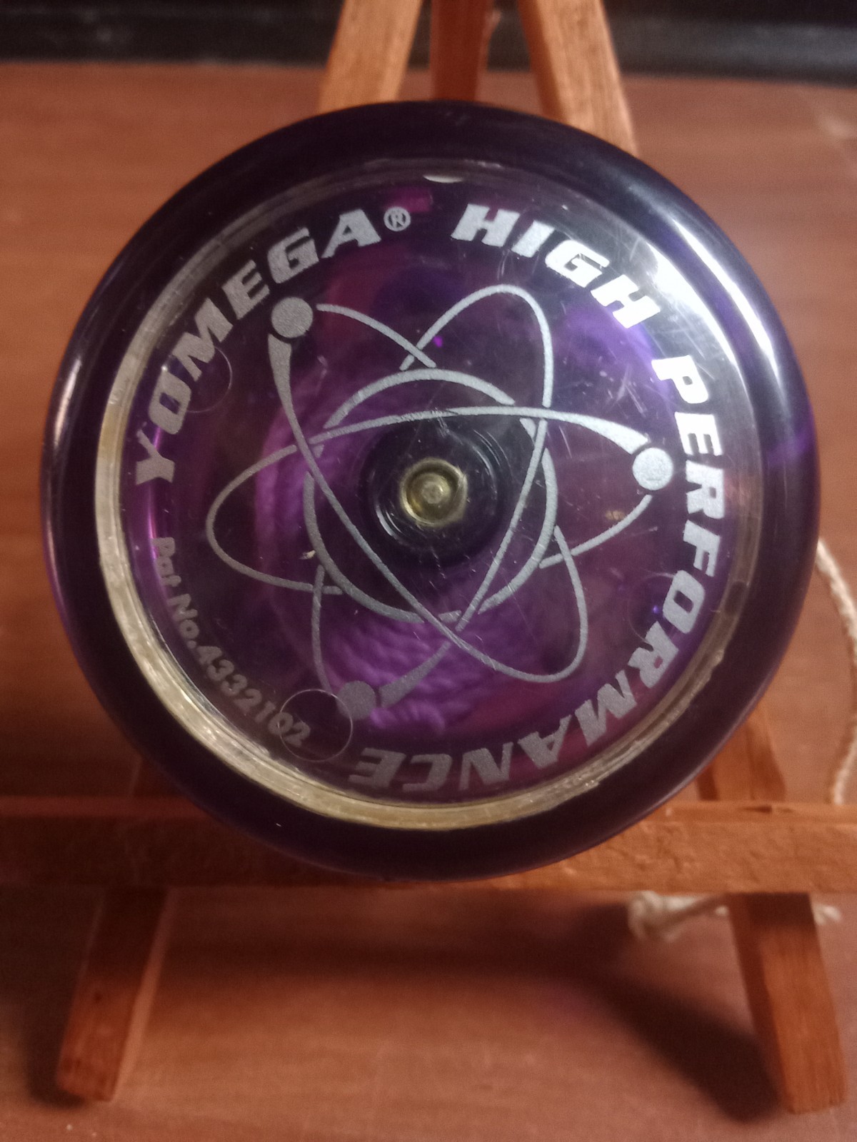 Vintage Yomega Yo-Yo with a Brain High Performance Purple.