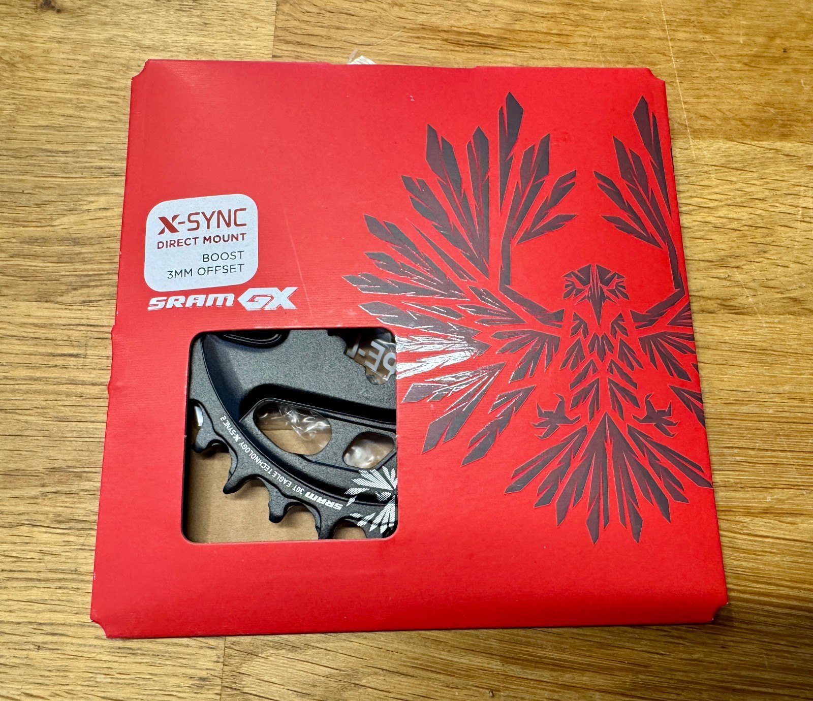 SRAM X-Sync 2 30T Cold Forged Direct Mount Eagle Chainring, 3mm Offset Boost