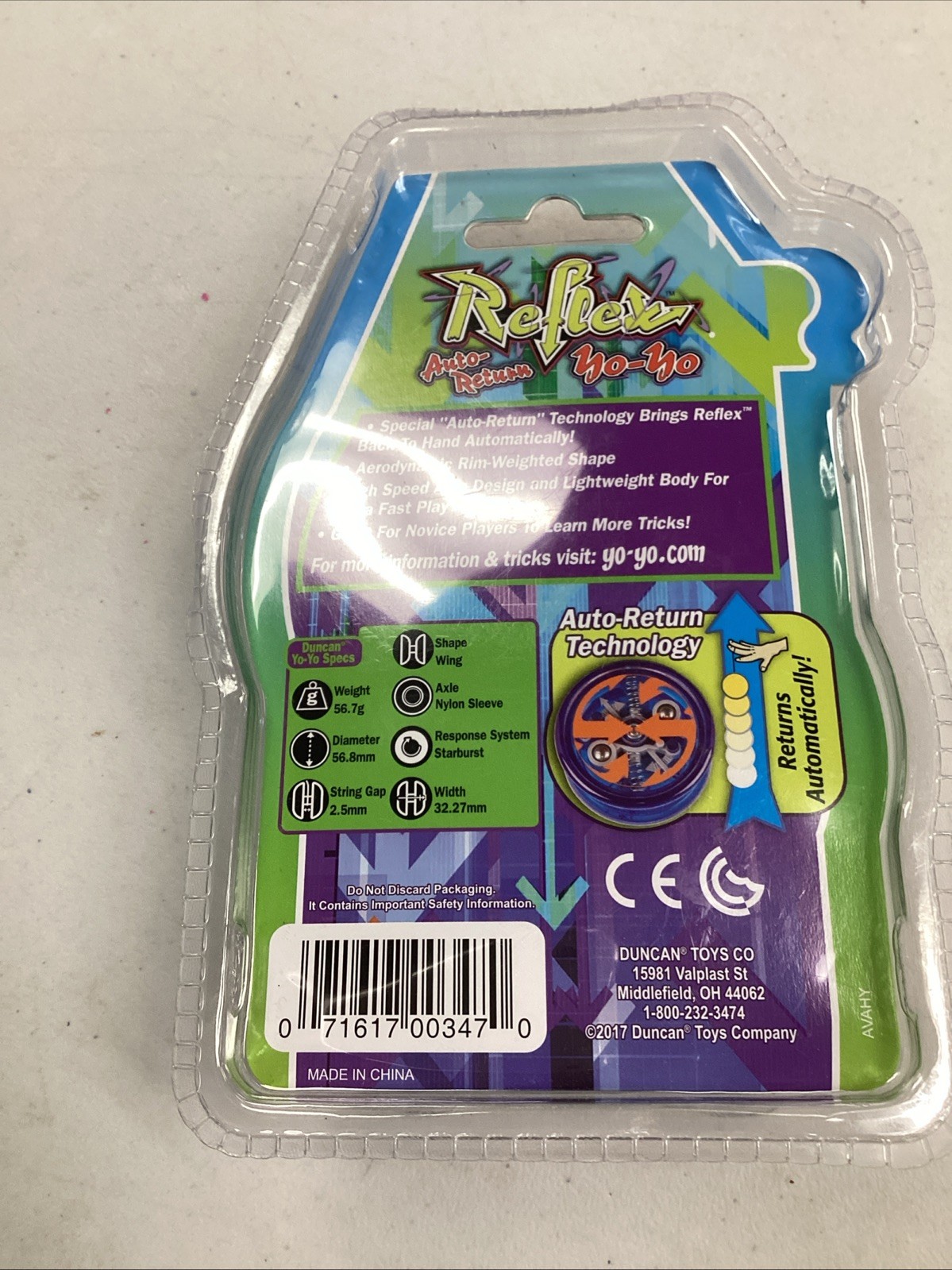 Yomega Spectrum High Pro Yo-yo & Duncan Reflex Auto-Return Yo-yo SEALED