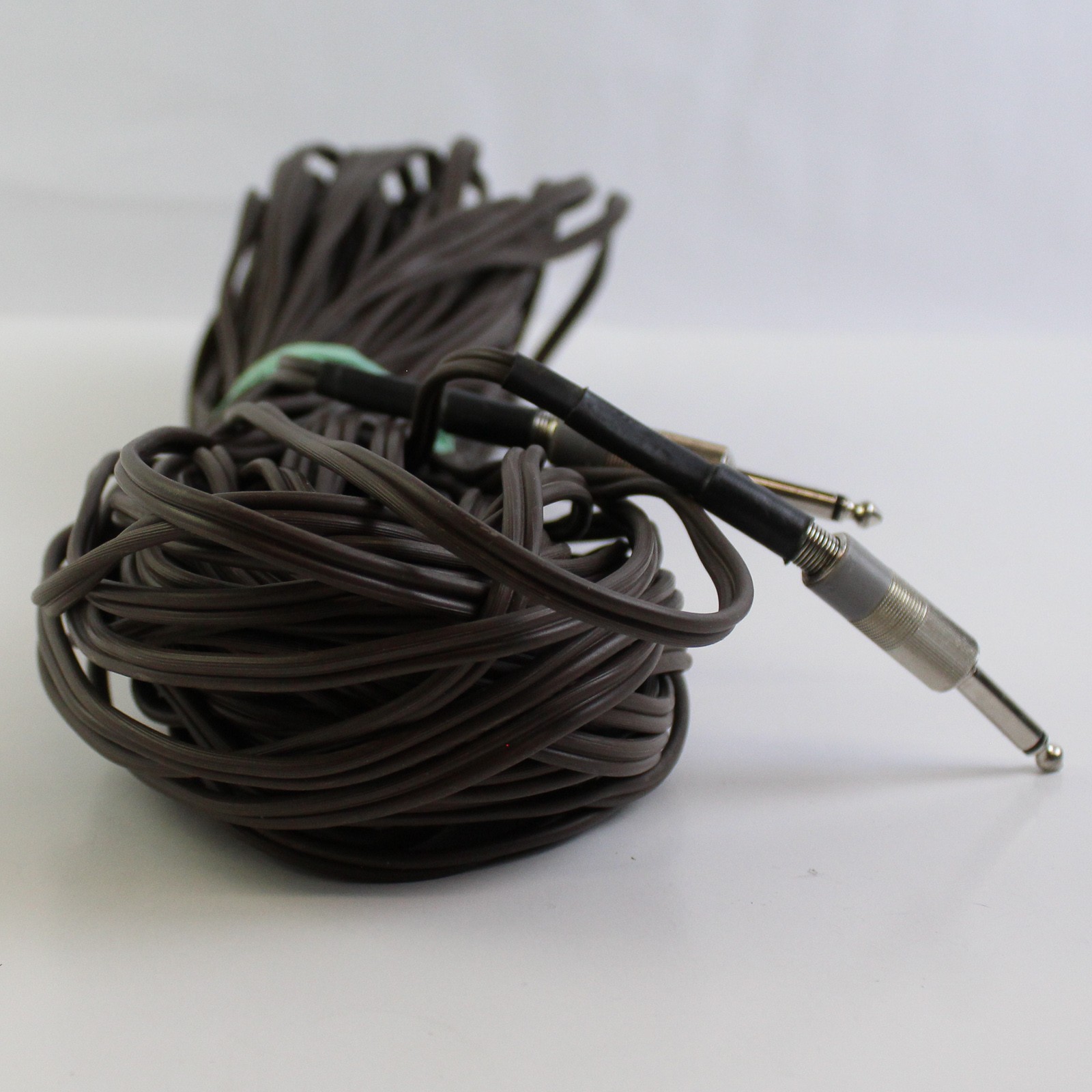 Unbranded Brown 1/4" TS Connector Audio Cable 105 ft