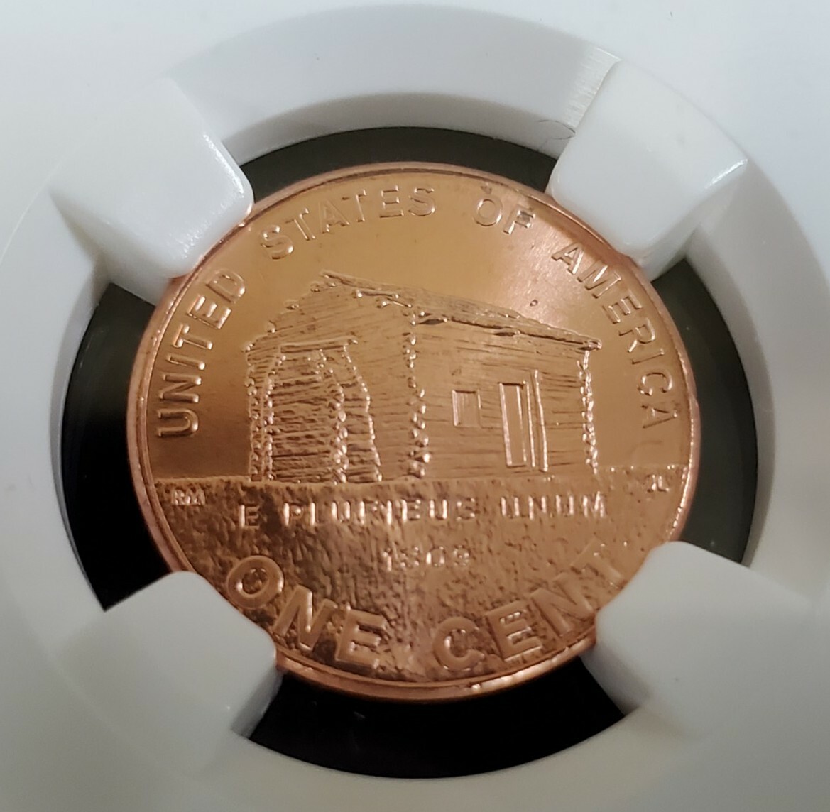 2009 1c NGC MS66 RD- Birth & Childhood-First Day of Issue- Lincoln Label