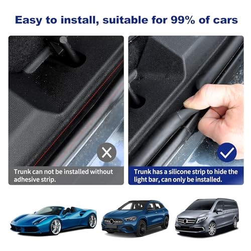 Cuttable Universal Fit LED Rear Trunk Cargo Light Interior White Light)