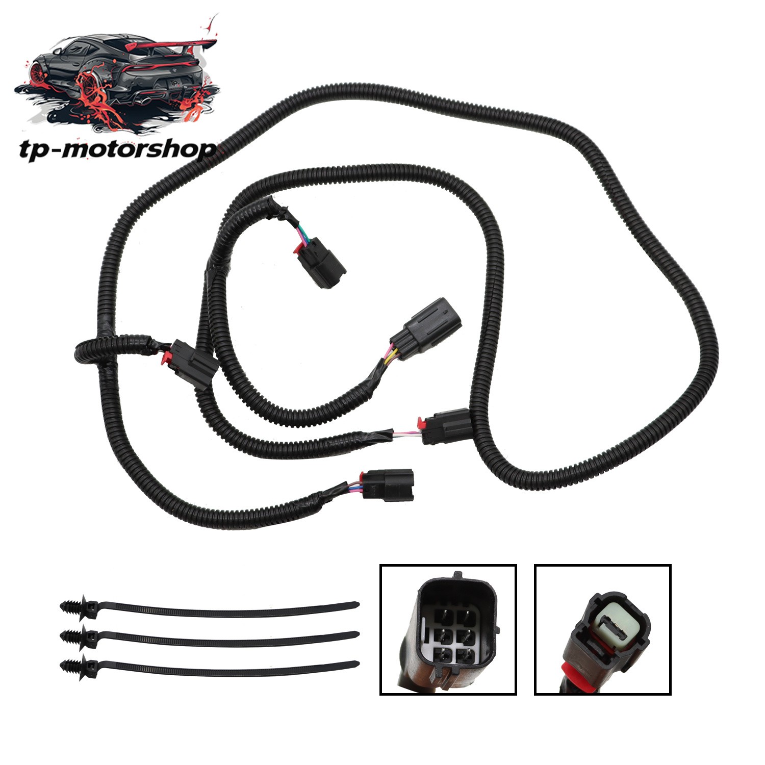 Piece of 1 Rear Park Assist Wiring Harness Fit For Dodge For Ram 1500 2500 3500