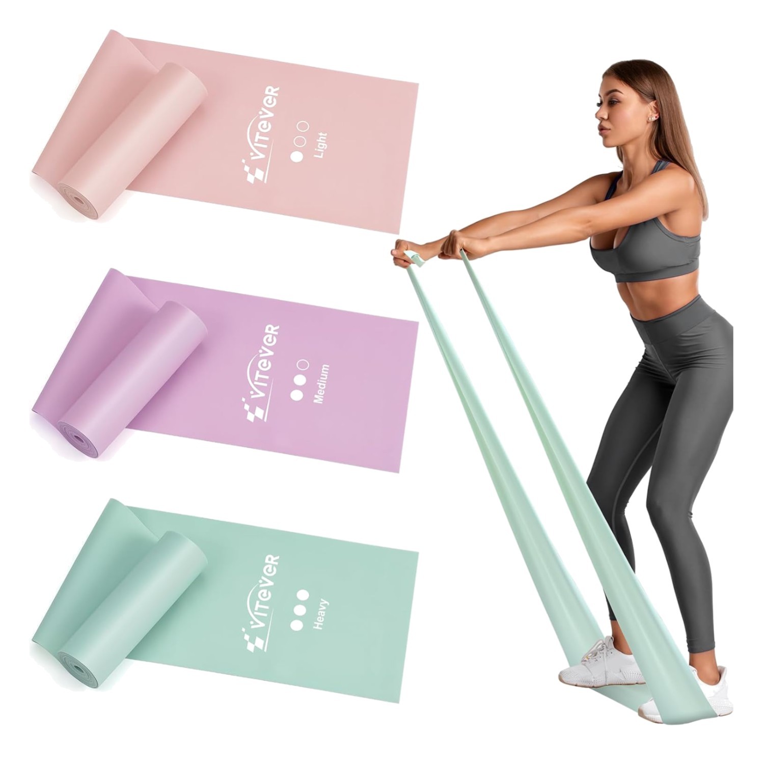 Resistance Bands for Working Out, Exercise Bands, Resistance Band for Physica...