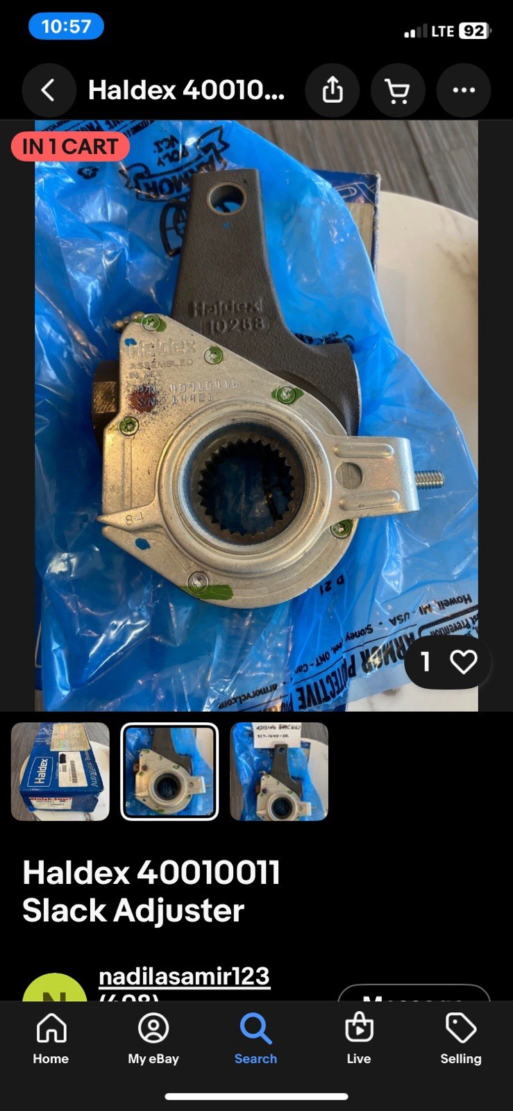 New Haldex 40010011 Slack Adjuster