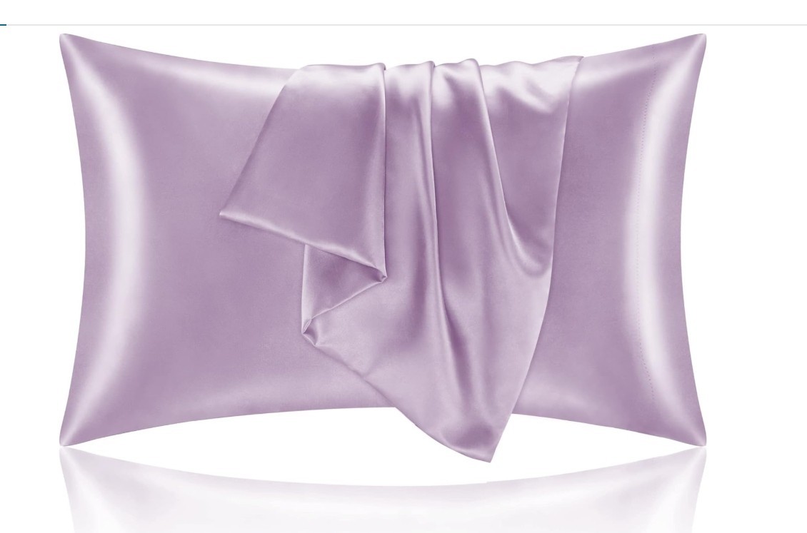 Queen Body Pillowcase - 20x60 size pillowcase - Lilac Bridal Satin (RTSG)