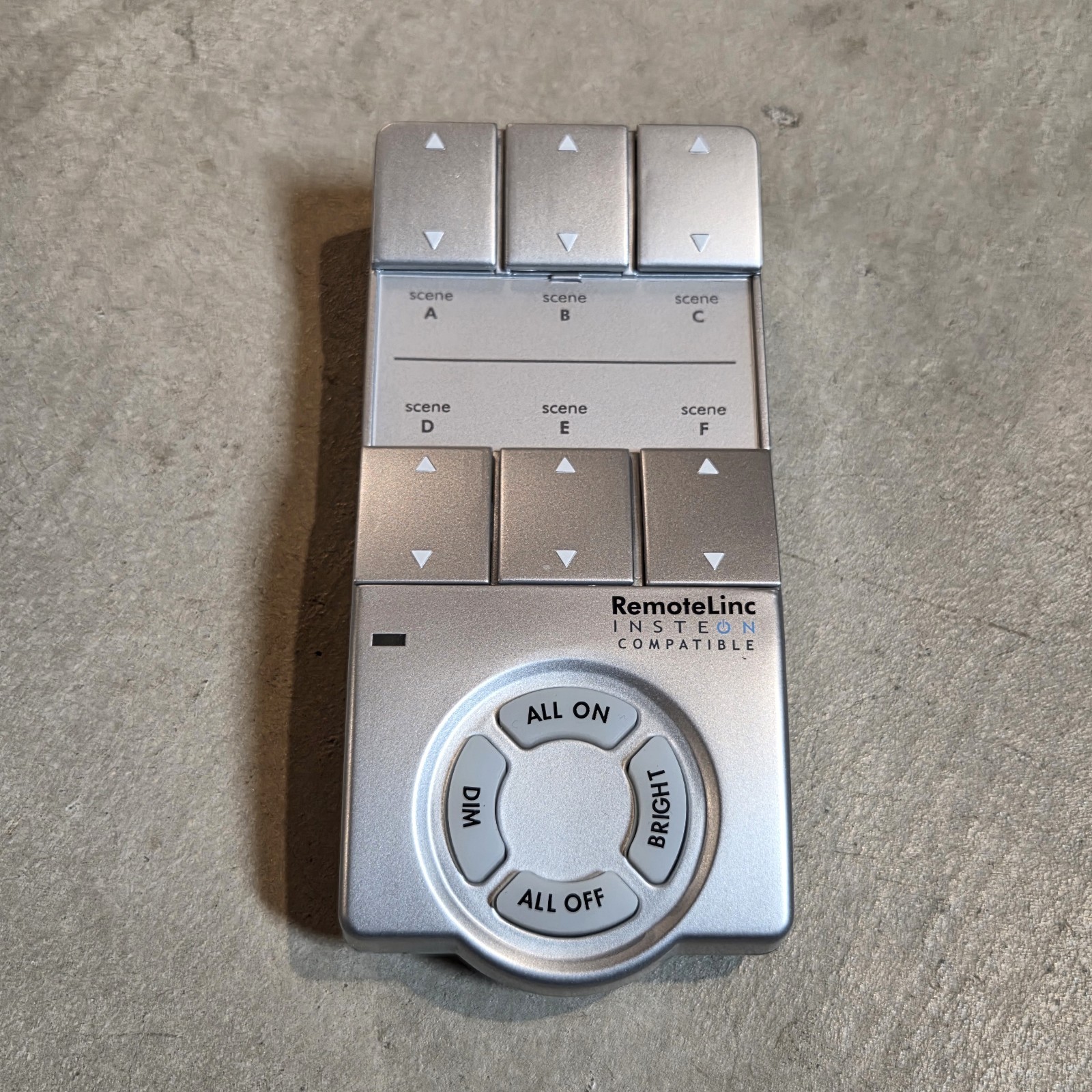 Insteon RemoteLinc 2440 Remote Control By Smartlabs OEM Replacement Part Silver
