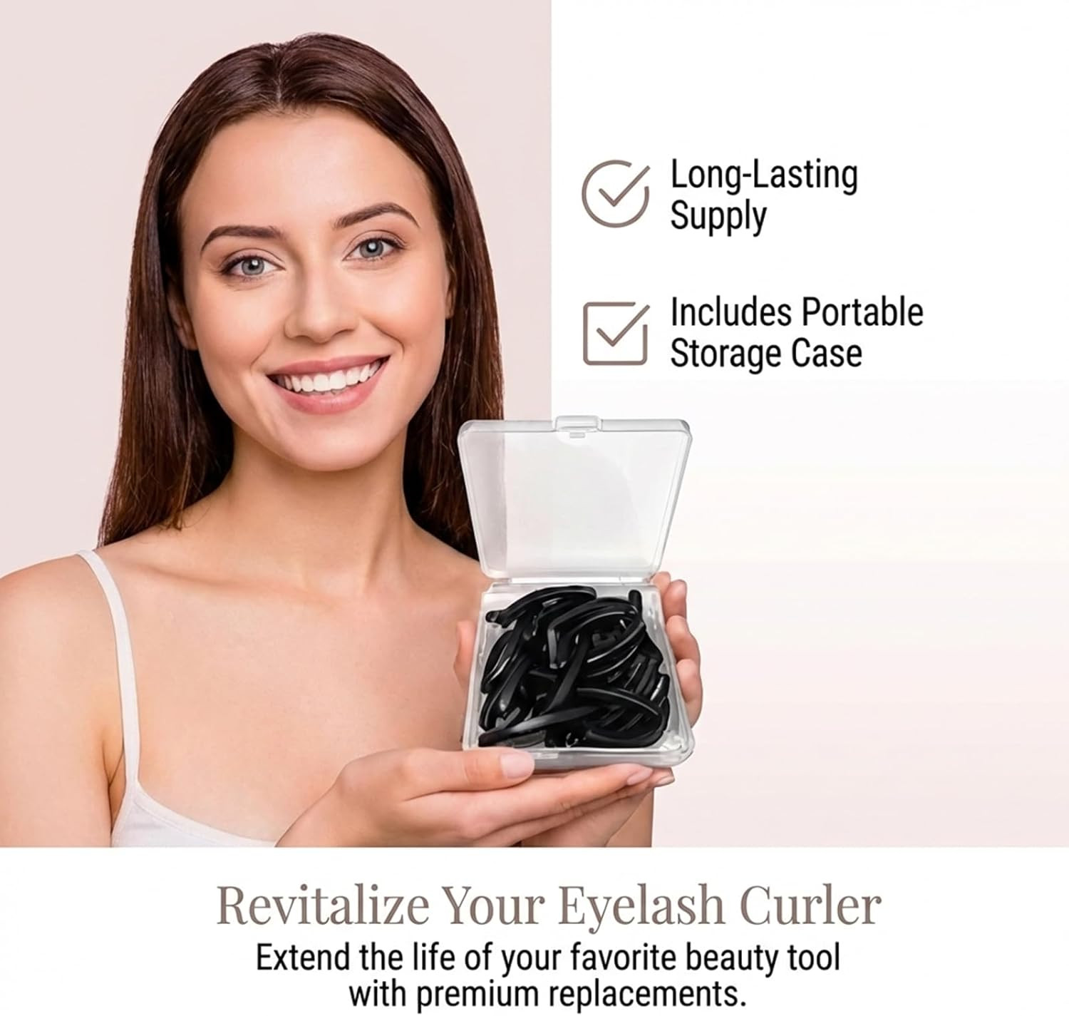 Compatible with Shiseido Eyelash Curler Refill Pads,Silicone Replacement Refills