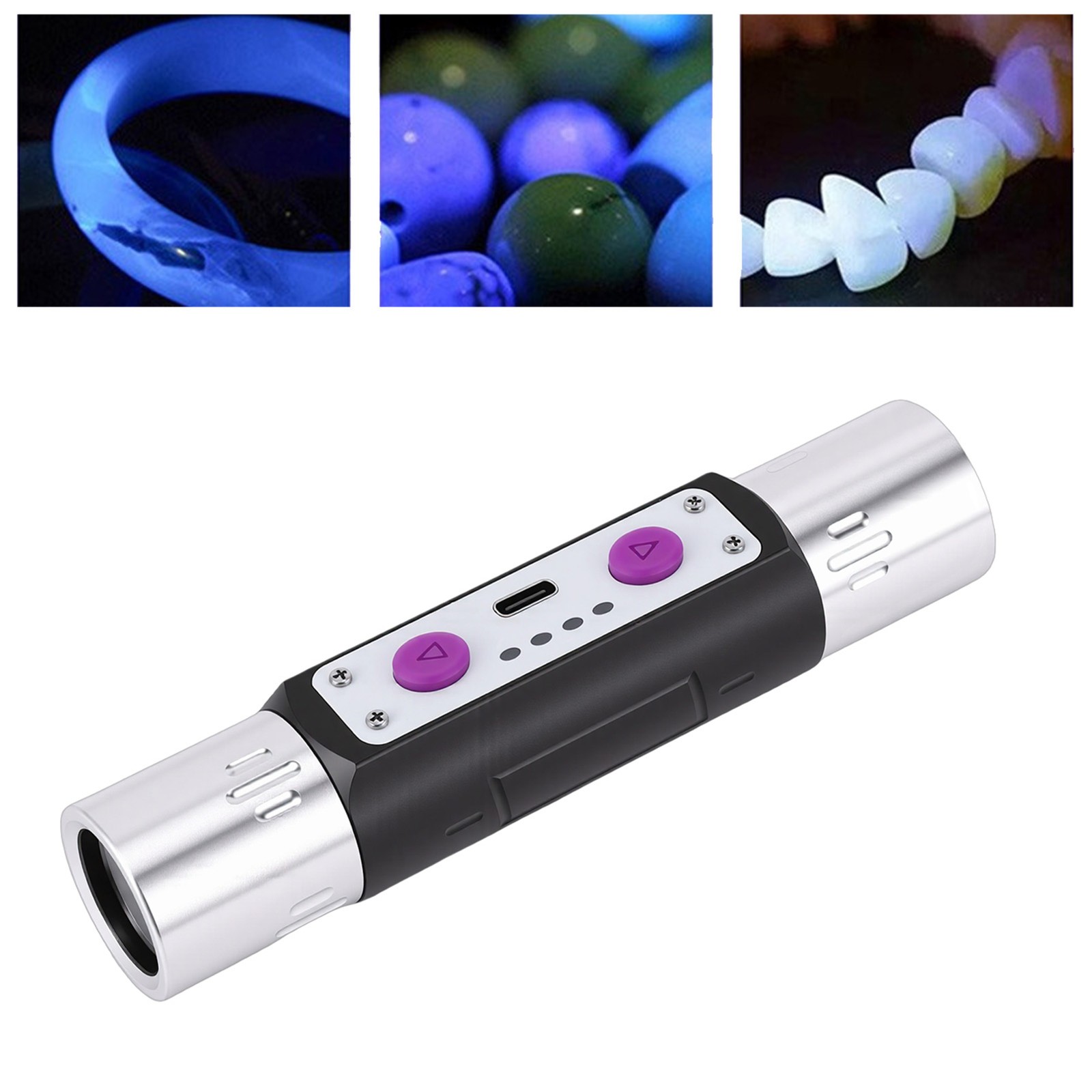 UV Flashlight 254nm For Ink Detection Currency UV Blacklight Torch