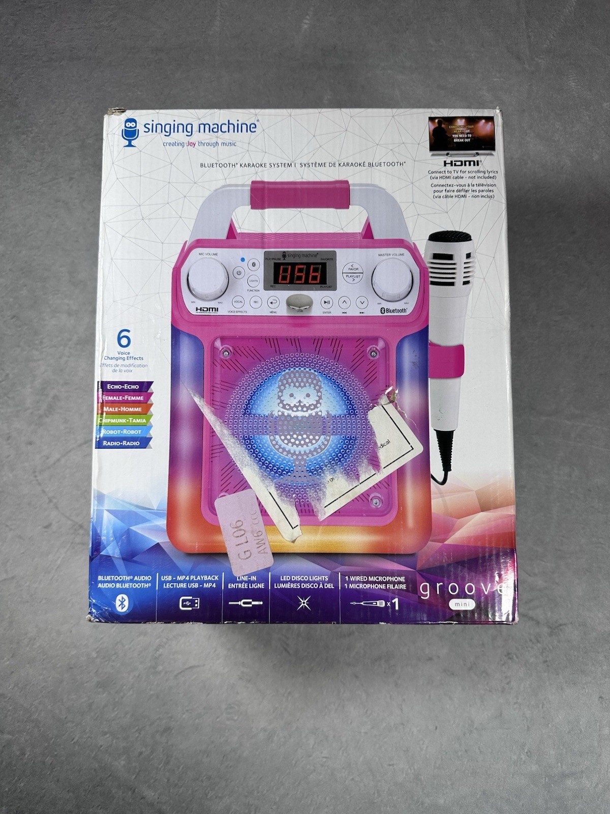 Portable Singing Machine - creating Joy through music - BLUETOOTH KARAOKE SYSTEM