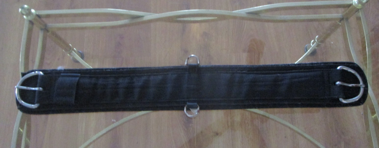 34" BLACK NEOPRENE WESTERN CINCH WAFFLE WEAVE WITH REMOVABLE BACKING