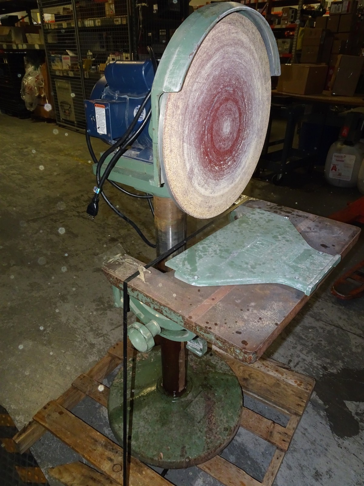 Max Universal 16" Disc Sander & Grinder w/Lesson 1.5 HP Motor
