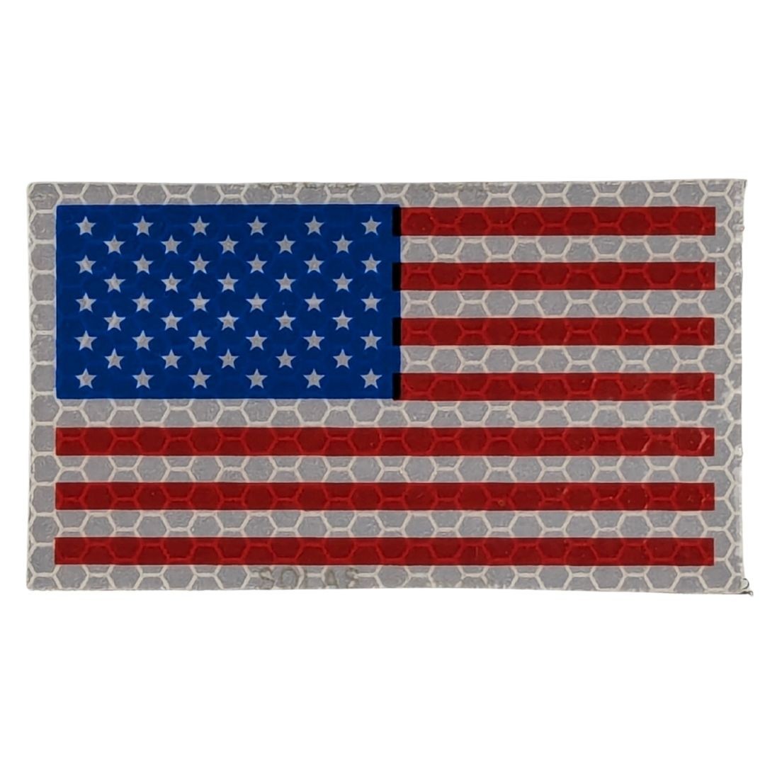 Infrared American Flag Patch - Full Color - Hook Fastener Tactical IR Patch
