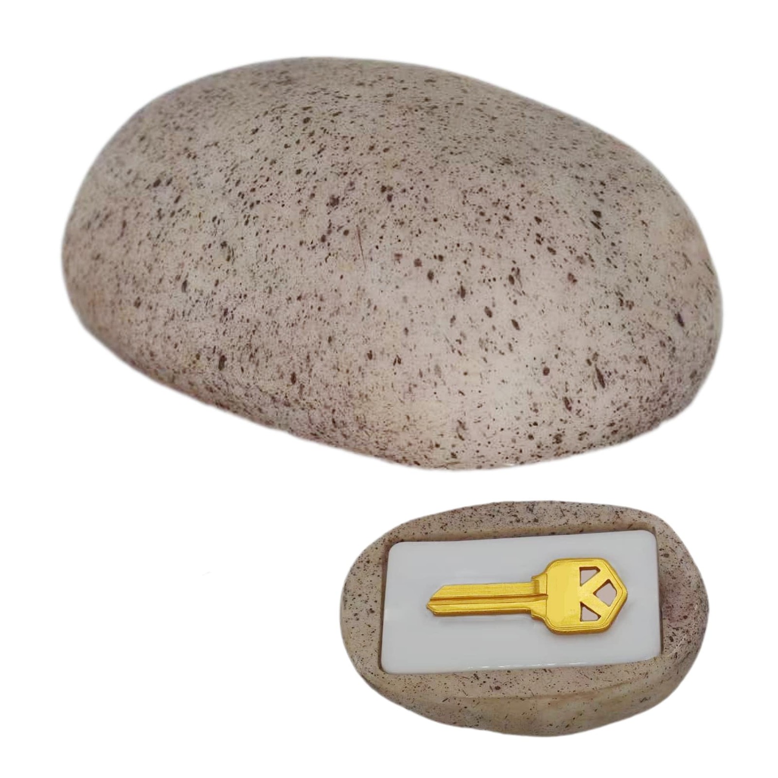 Hide a Key Outside Fake Rock Key Hiders Holder Lock House Spare Faux Stone Sa...