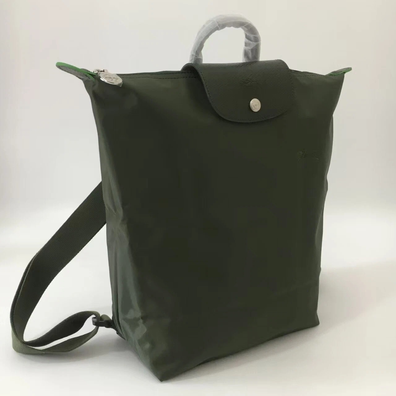 LONGCHAMP Le Pliage Green M Backpack Forest - Canvas New outlet