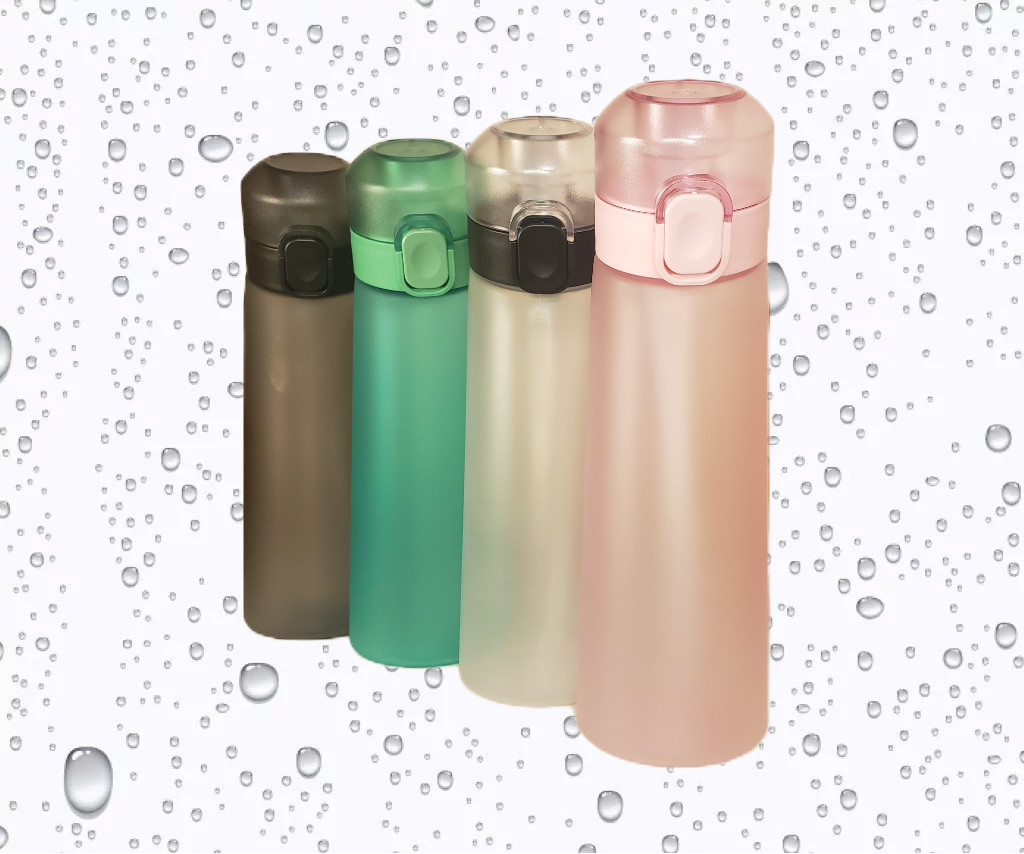 Ergonomic Sports Water Bottle with Scented Ring