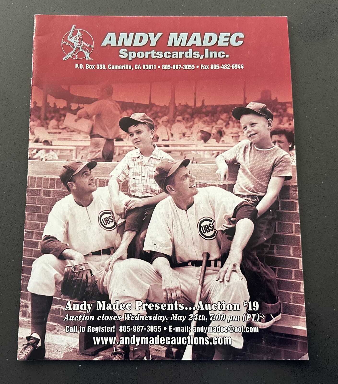 Andy Madec Sportscards Auction Catalog May 2006