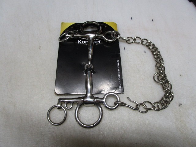 Korsteel STAINLESS STEEEL Tom Thumb Pelham Bit SIZE 4.5" NEW