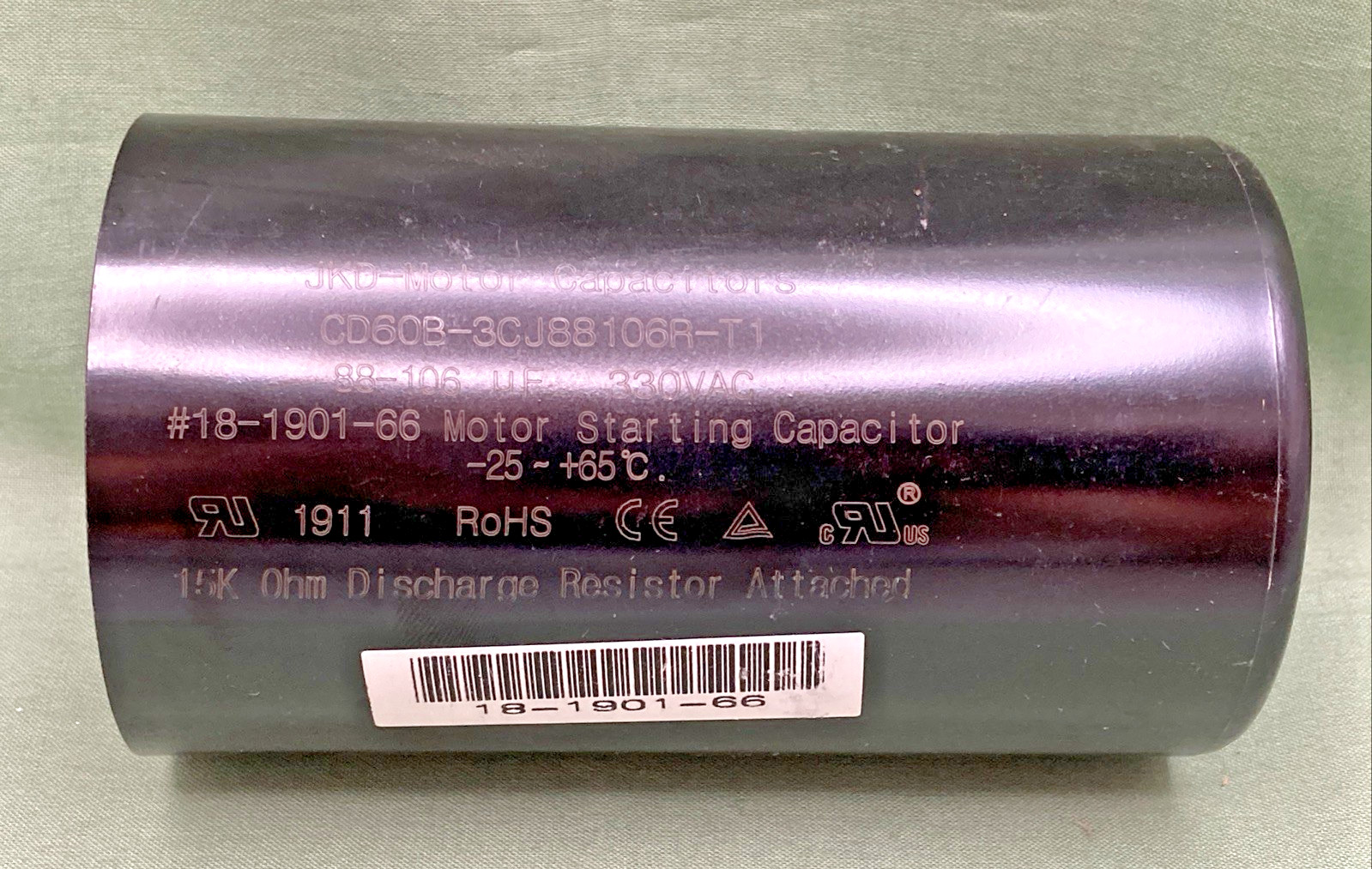 NEW REPLACES Scotsman 18-1901-66 Start Capacitor