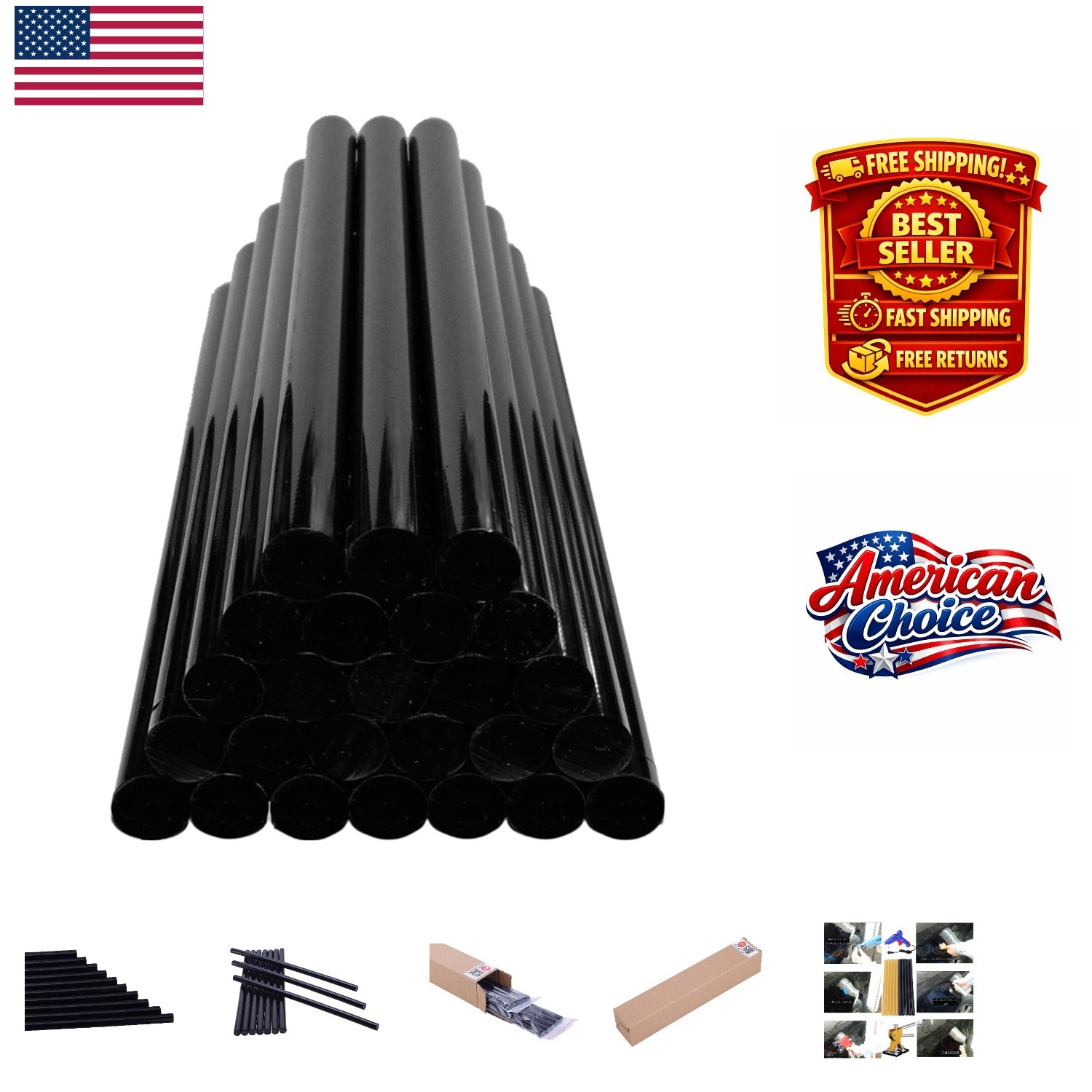 Paintless Dent Repair Glue Sticks - Eco-Friendly 10 PCS Car Repair Tool Set