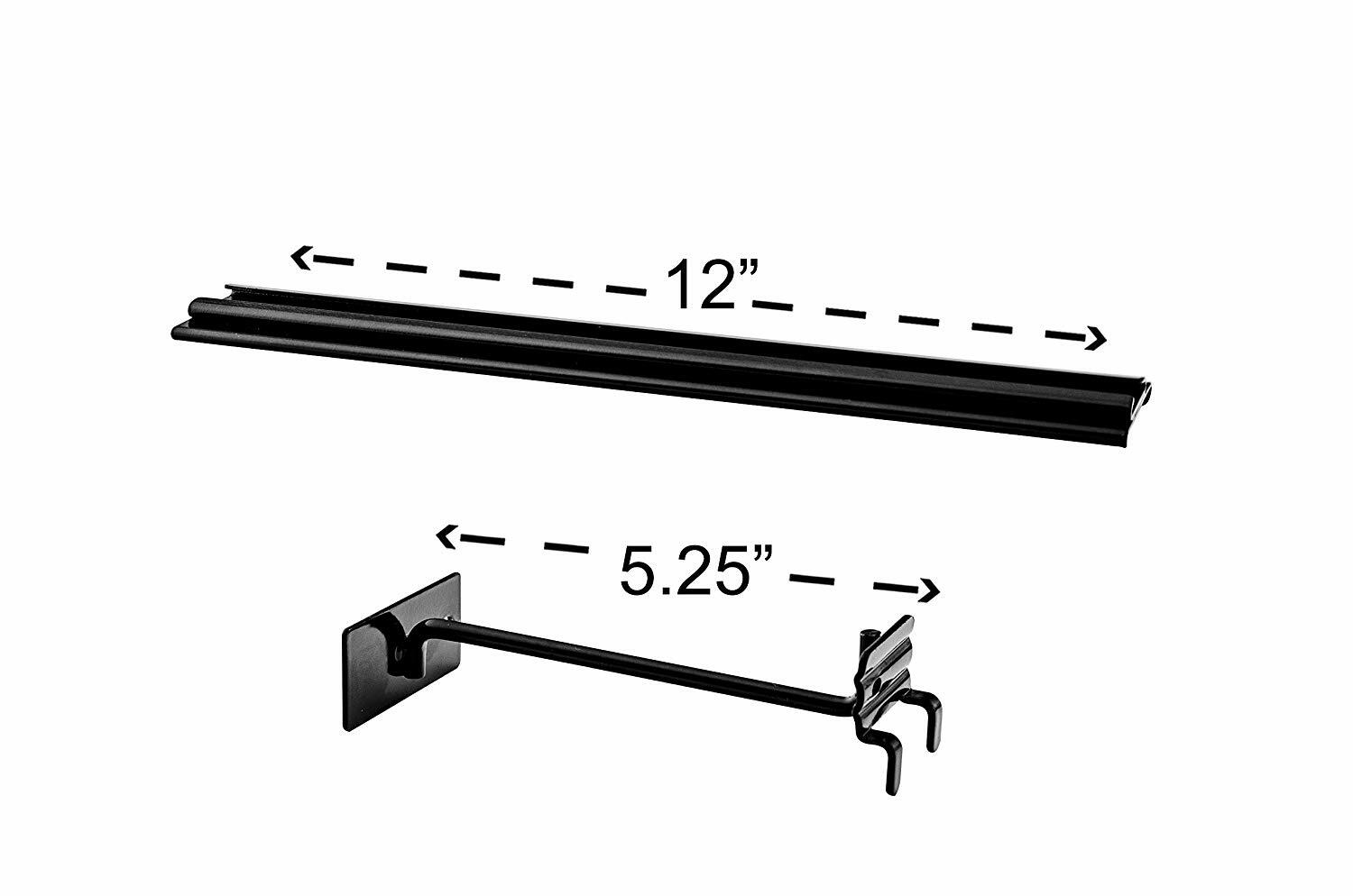 Slatwall Pegboard Displays Extended Graphic Holder Sign Extender Pack of 200
