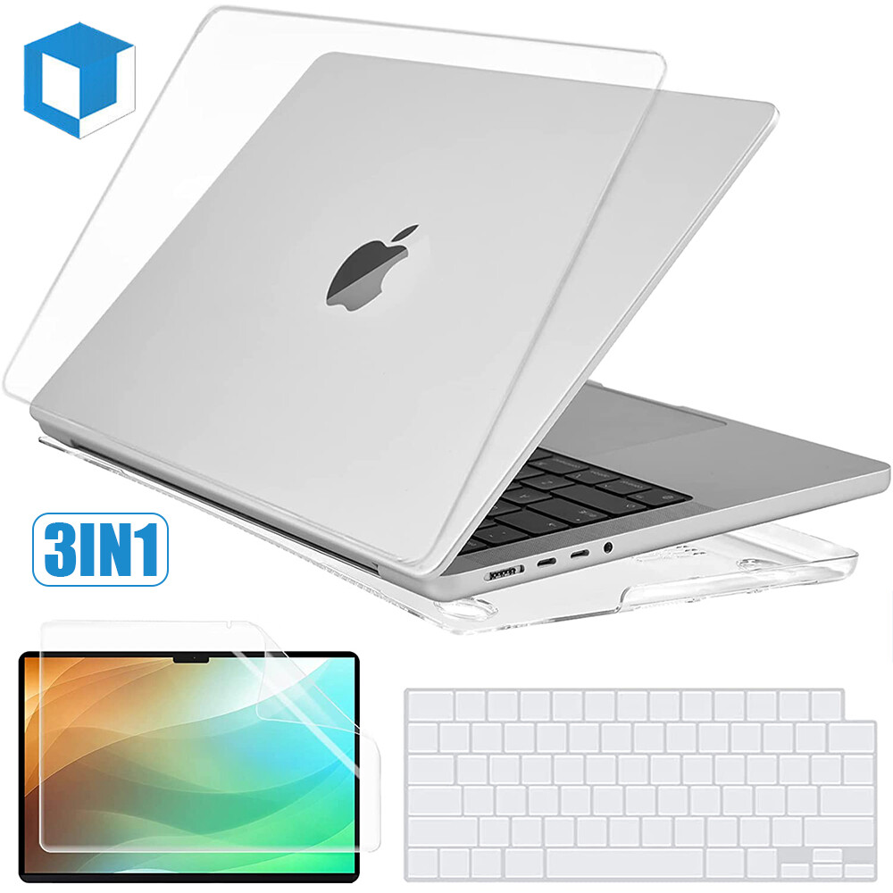 Fr MacBook Air 15” A2941 A3114 A3241 Hard Case +Keyboard Cover +Screen Protector