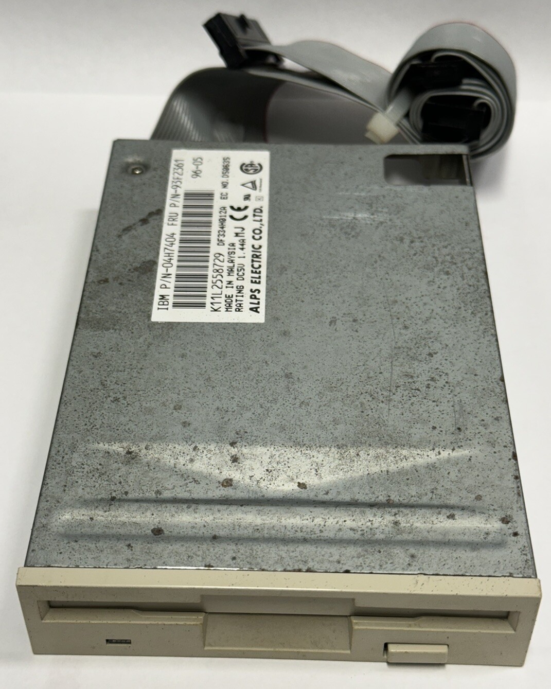 💻 Vintage IBM FLOPPY DRIVE DF334H012A  3.5 INCH 1.44MB ALPS ELECTRIC CO.+ Cable