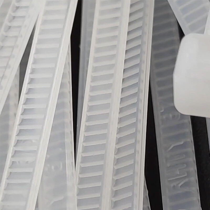 2.5mm Width Nylon Plastic Cable Ties Zip Tie Wraps Strong All Sizes White/Black
