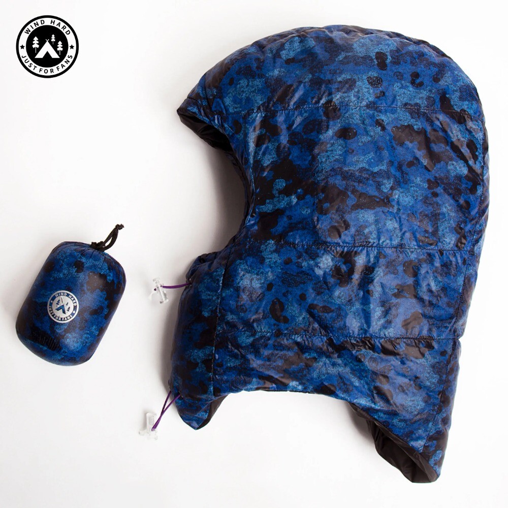 AEGISMAX WIND HARD Down Hood Ultralight Outdoor Camping Windpoof Caps Ski Hat