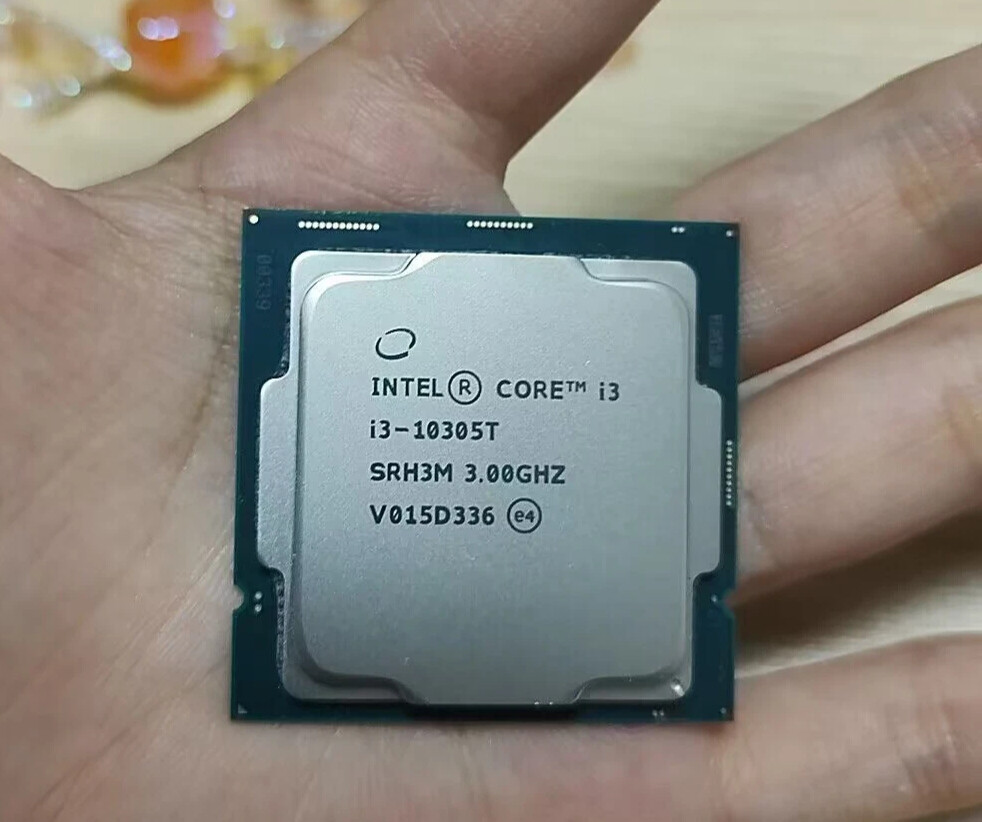 Intel Core i3-10305T LGA1200 3.0GHz 4C/8T 8MB 35W CPU Processor SRH3M