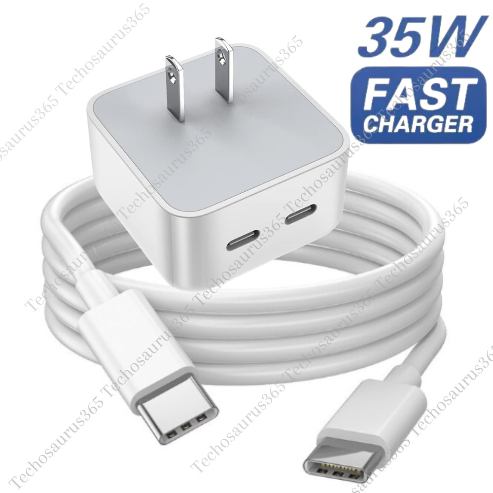 35W USB C Fast Charger PD USB C To Type C Cable Power Adapter For iPad iPhone 15