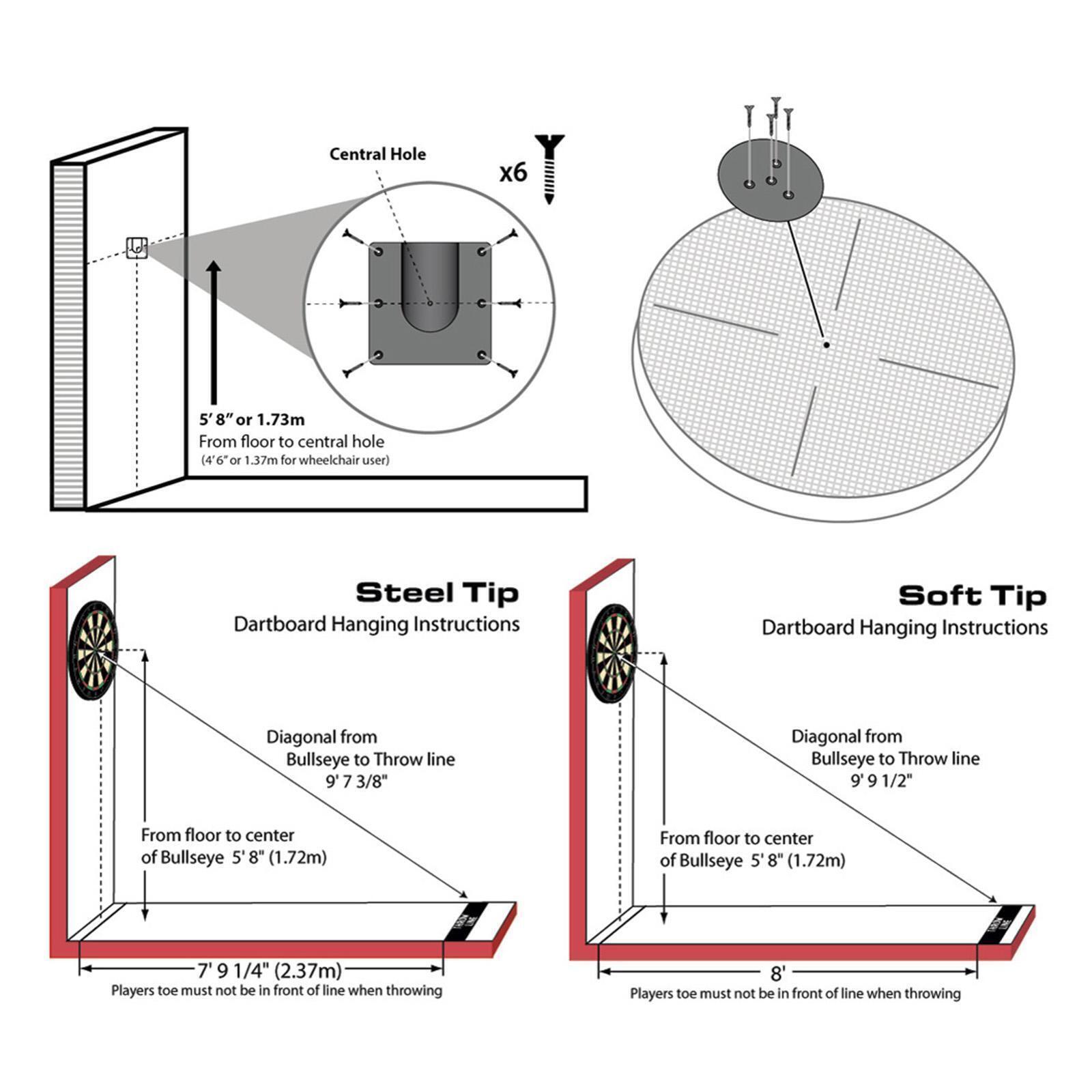 Mounting Bracket Kit with Screws Wall Mounting Bracket Wall