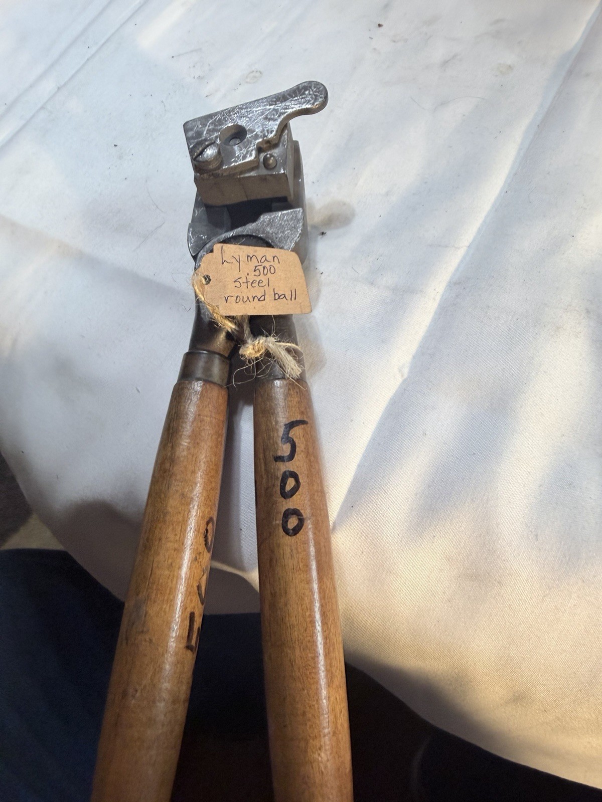 Lyman .500 Round Ball Bullet Mold w Handles 50 Cal Muzzleloader