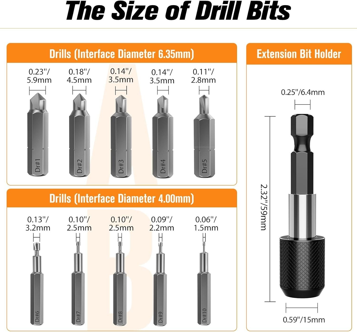 Portable 22 PCS Damaged Screw Extractor Kit: Complete Solution for Stuck Screws