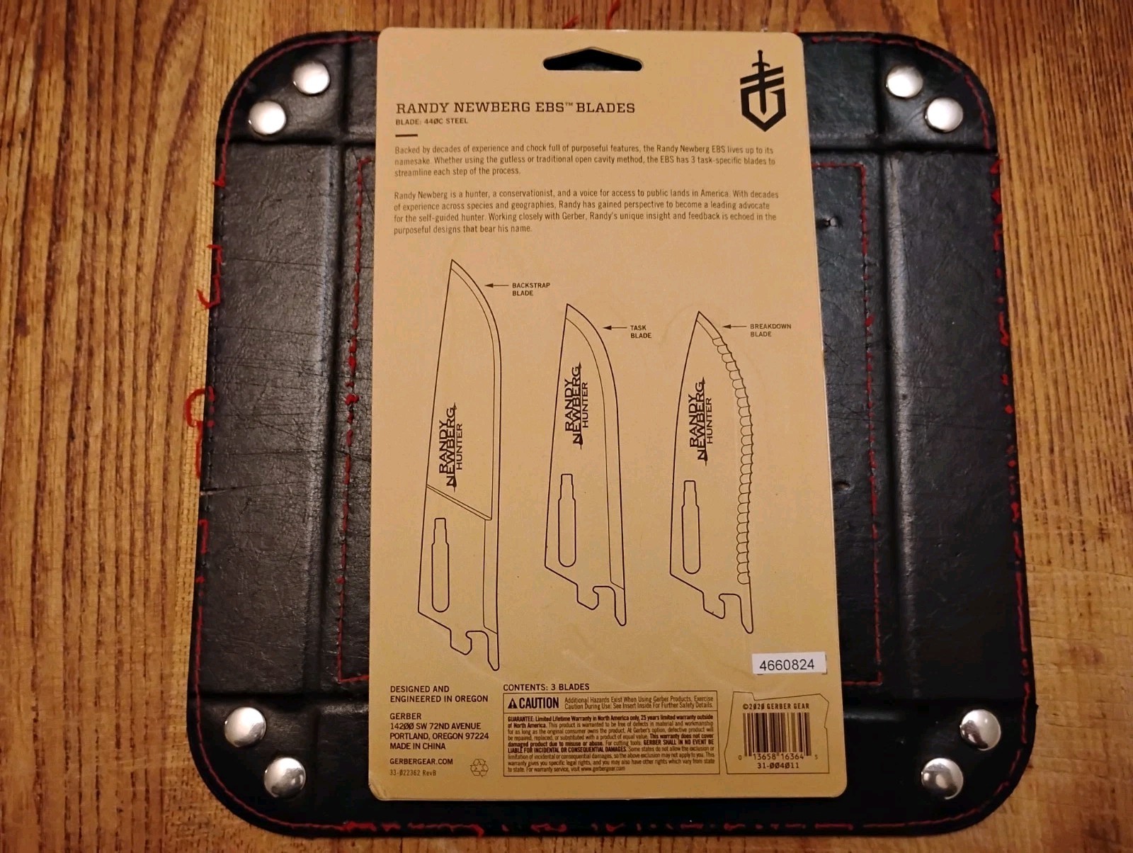 Gerber Randy Newberg EBS Replacement Blades 3 PK 440C S.S. Blades