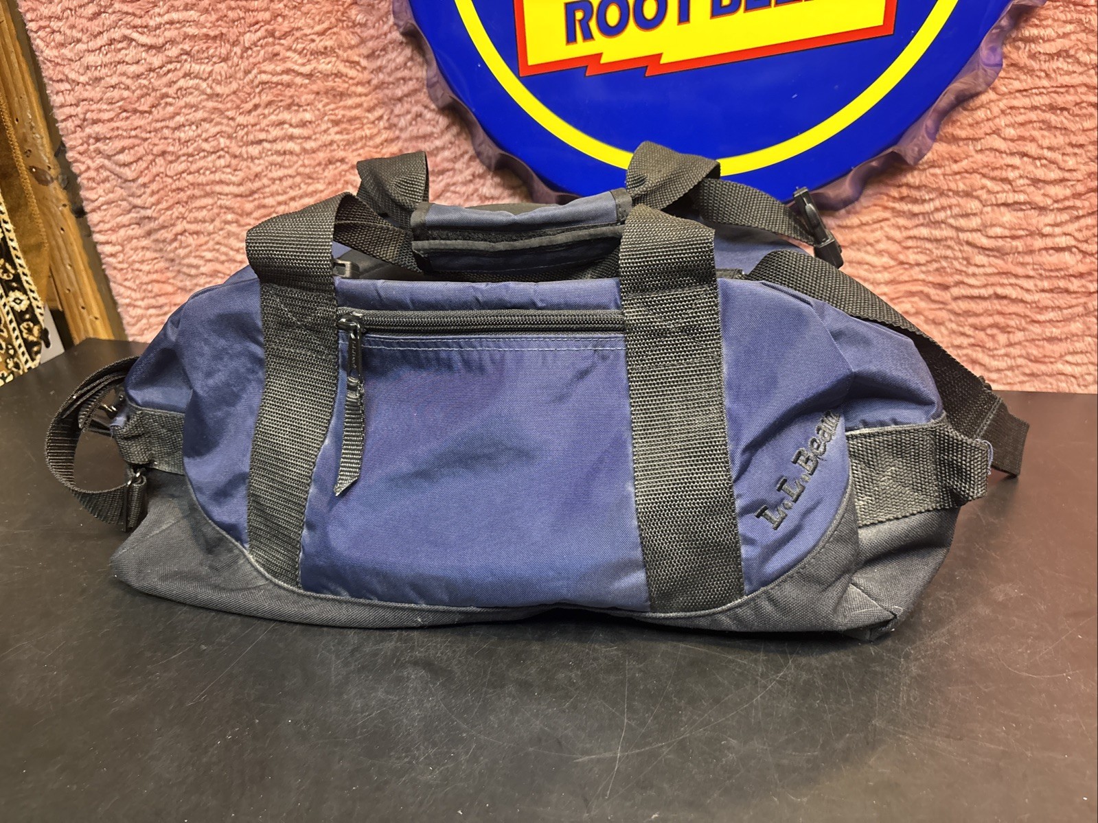 LL Bean Adventure Duffle Bag - Nylon Water Resistant Tote Bag With strap