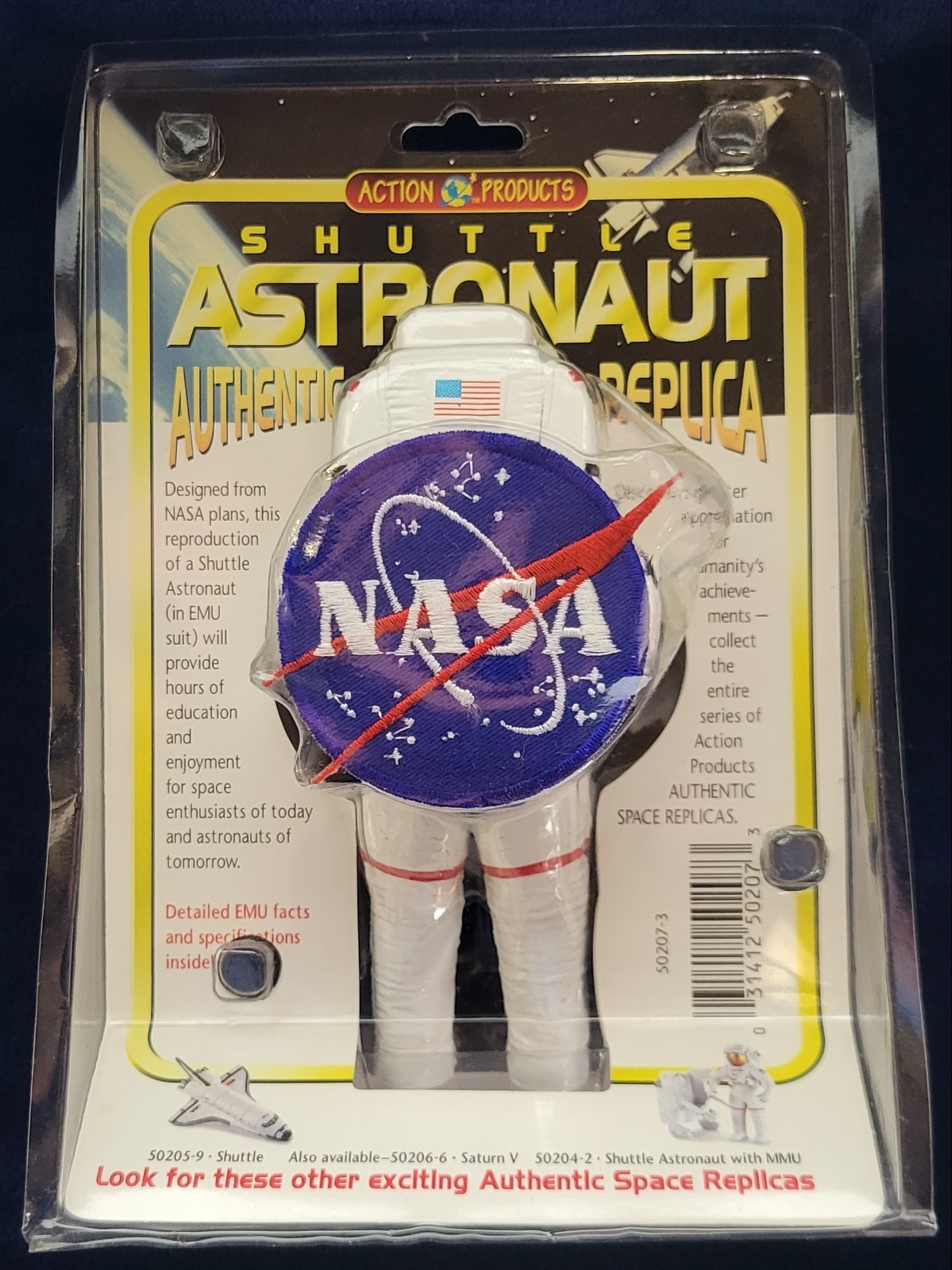1997 Action Products Shuttle Astronaut Authentic Replica Figure w/NASA Patch