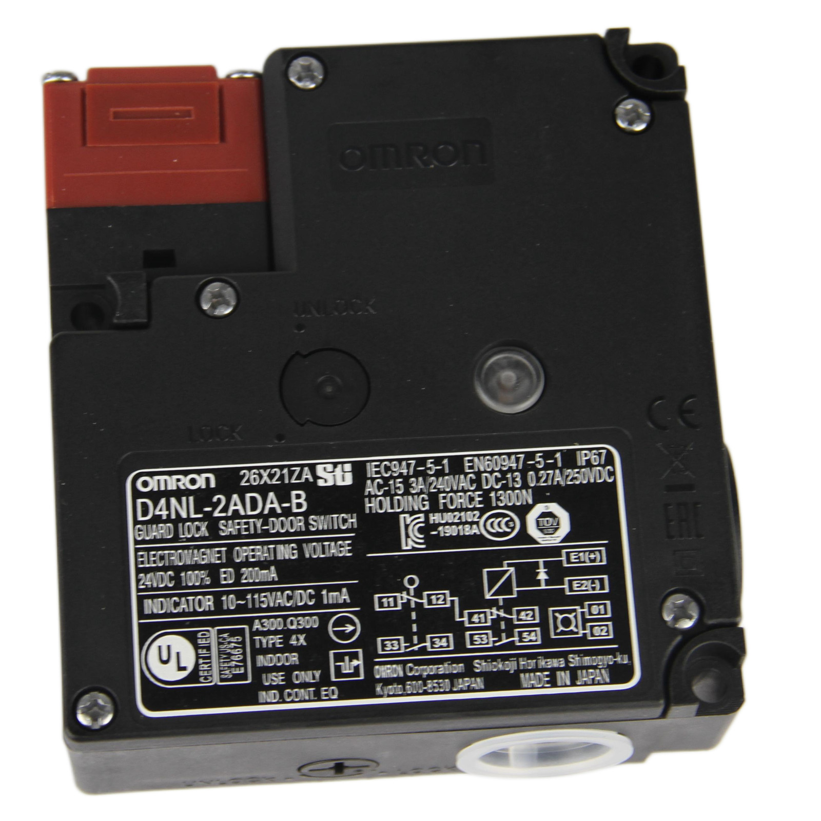 NEW Omron D4NL-2ADA-B Guard Lock Safety Limit Switch