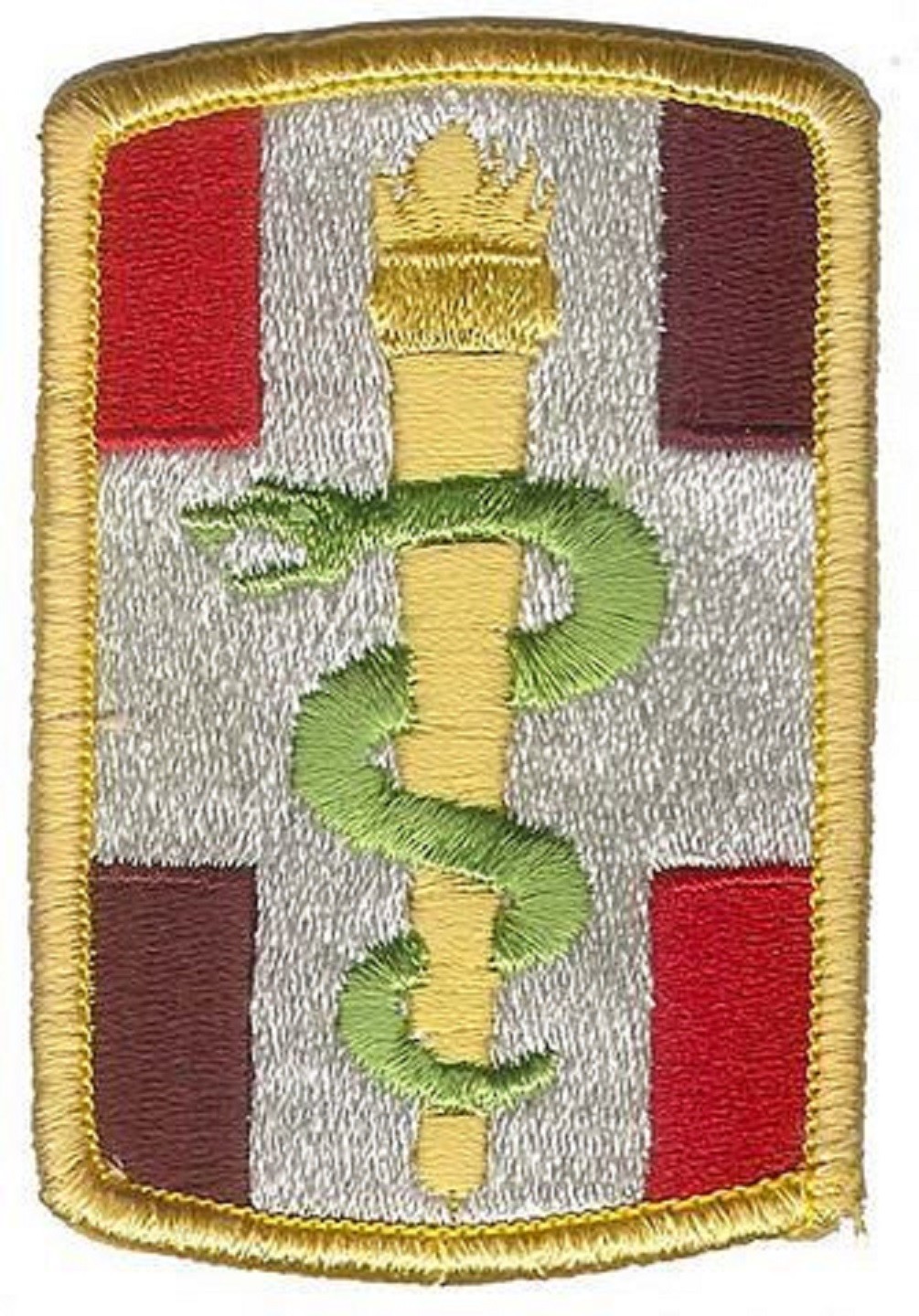 US ARMY 330TH MEDICAL BRIGADE PATCH - FULL COLOR/ CLASS A