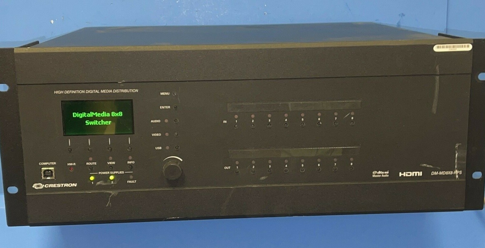 Creston  DM-MD8x8-RPS  HDMI DTS-HD 65042390 WITH MODULES
