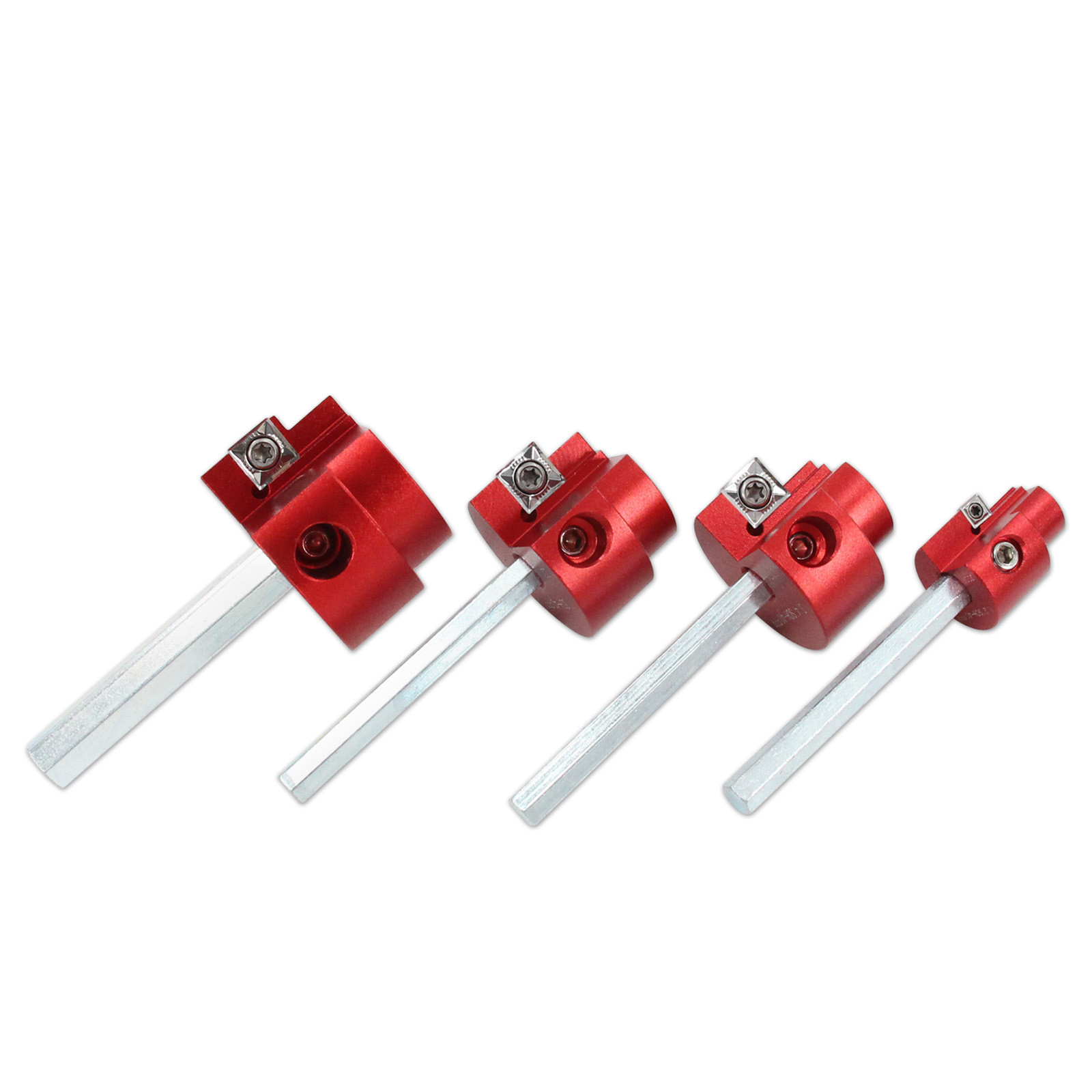 8PCS PVC Pipe Reamer Tool Kit Socket Saver for SCH 40 ABS CPVC Fitting 1/2"-4"