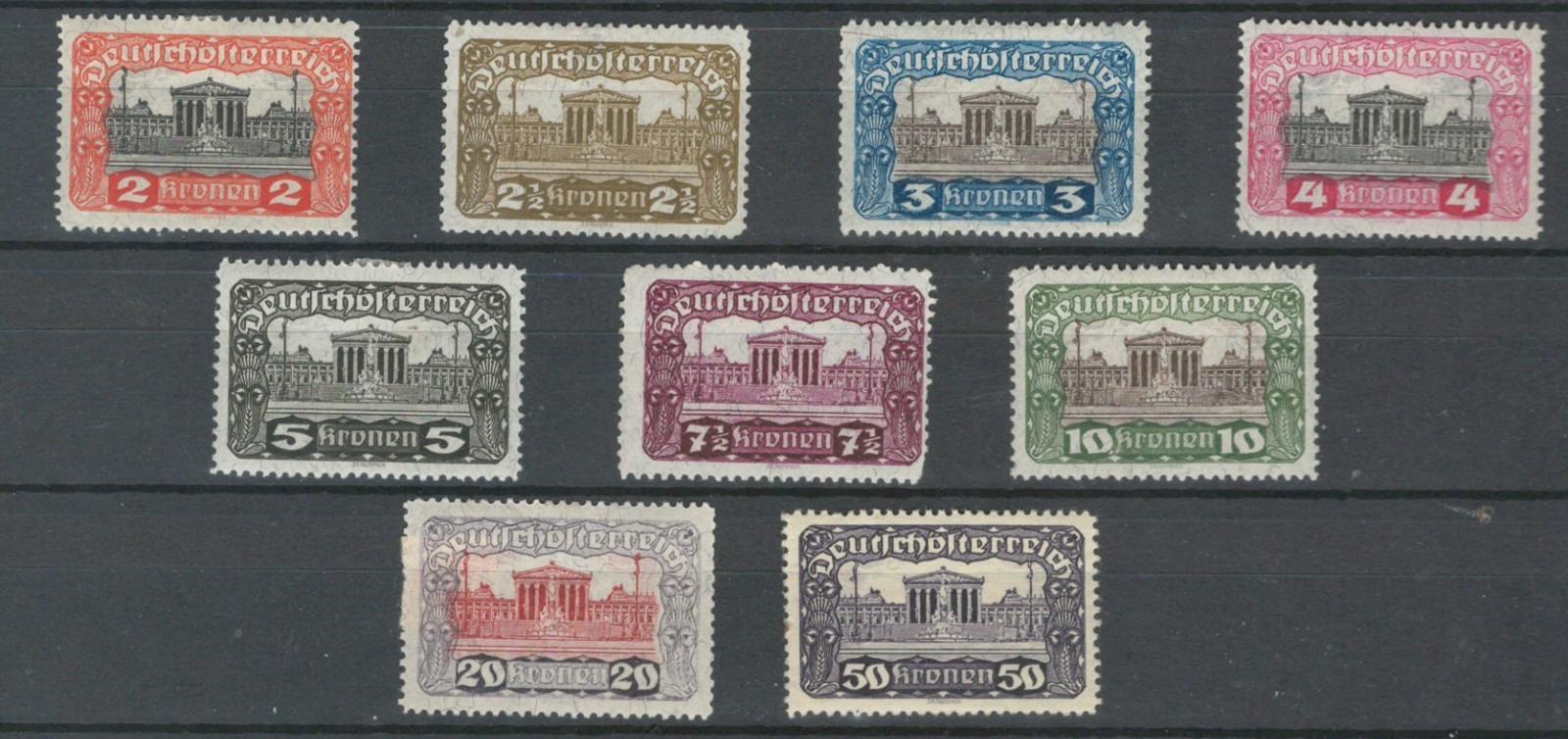 AUSTRIA  EUROPE CLASSIC VIEWS HISTORICAL SITES  MH SET  LOT (OSTR  233)