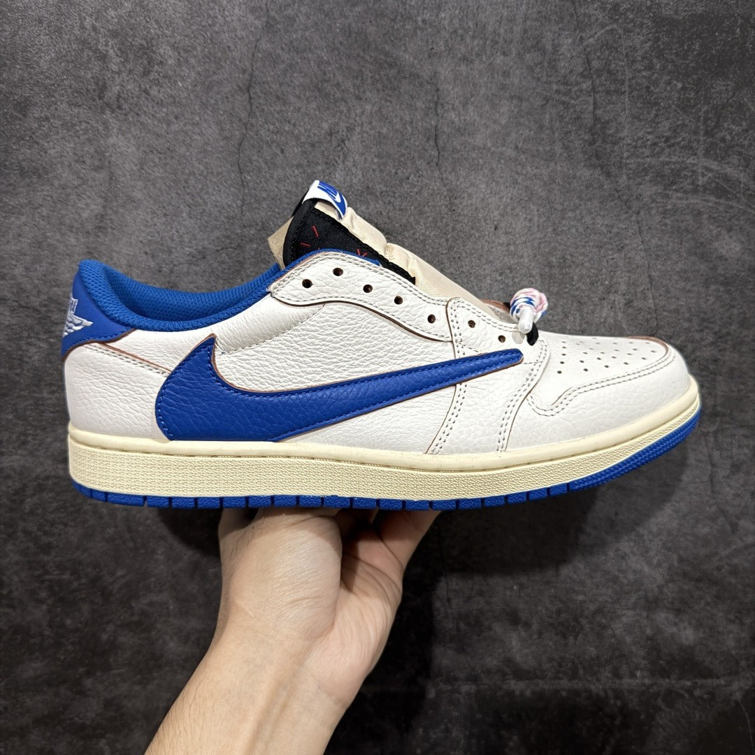 DM7866-104 New NK AJ 1 Retro Low OG SP T SSail Military Blue Men's Shoe