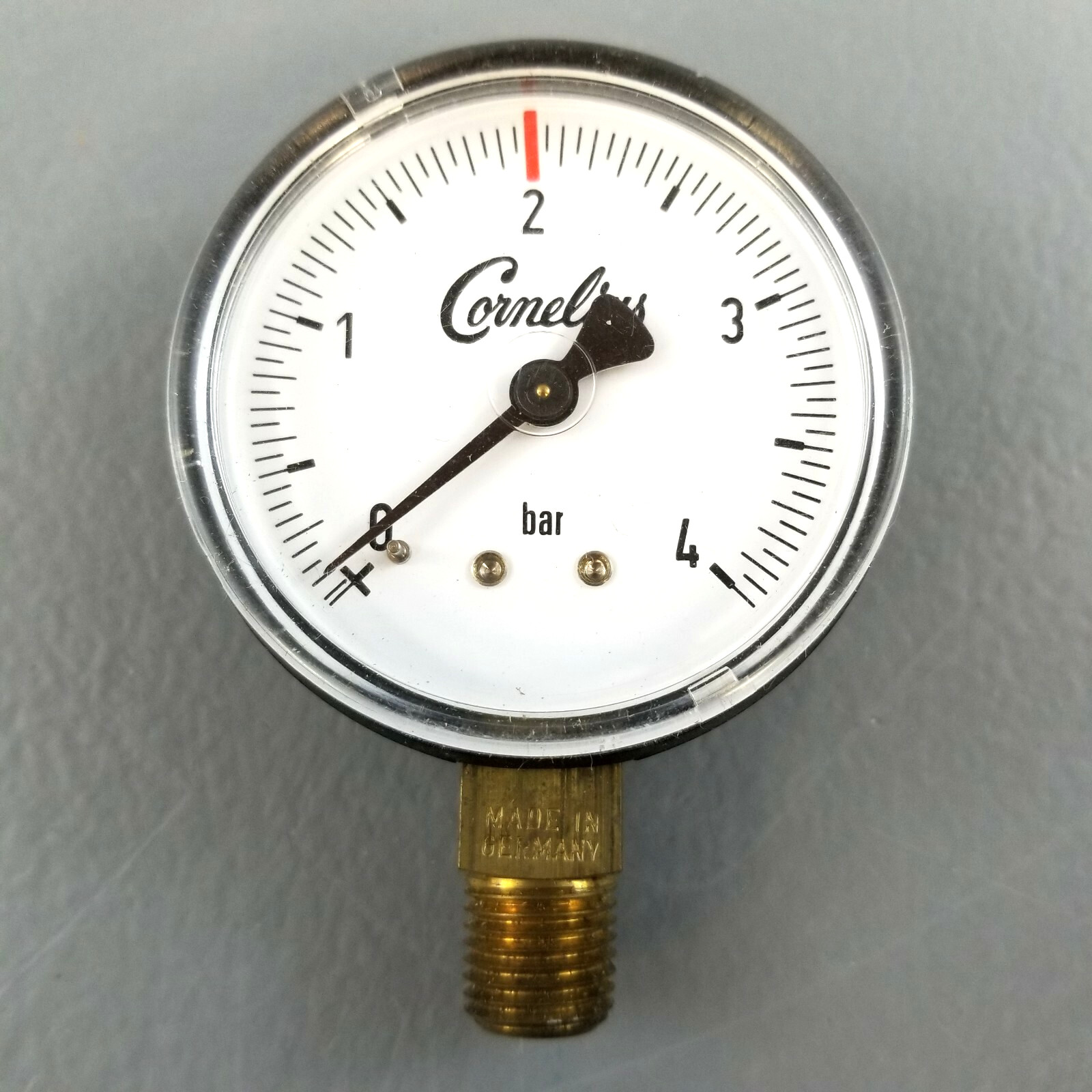 CORNELIUS 0-4 Bar Gauge 137028-000 Made in Germany Gauge Vintage