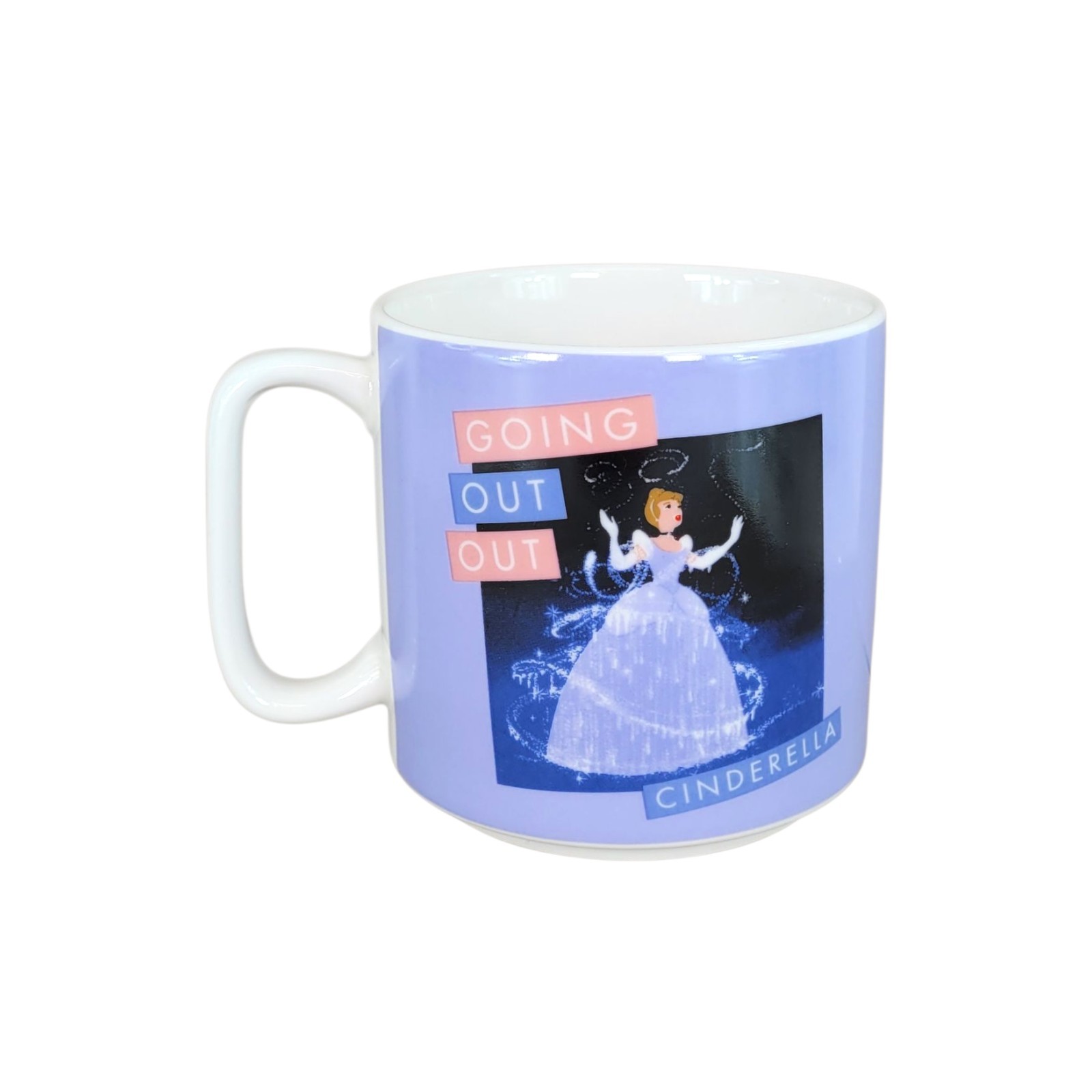 Disney Cinderella Mug with 'Going Out Out' Design by Paladone