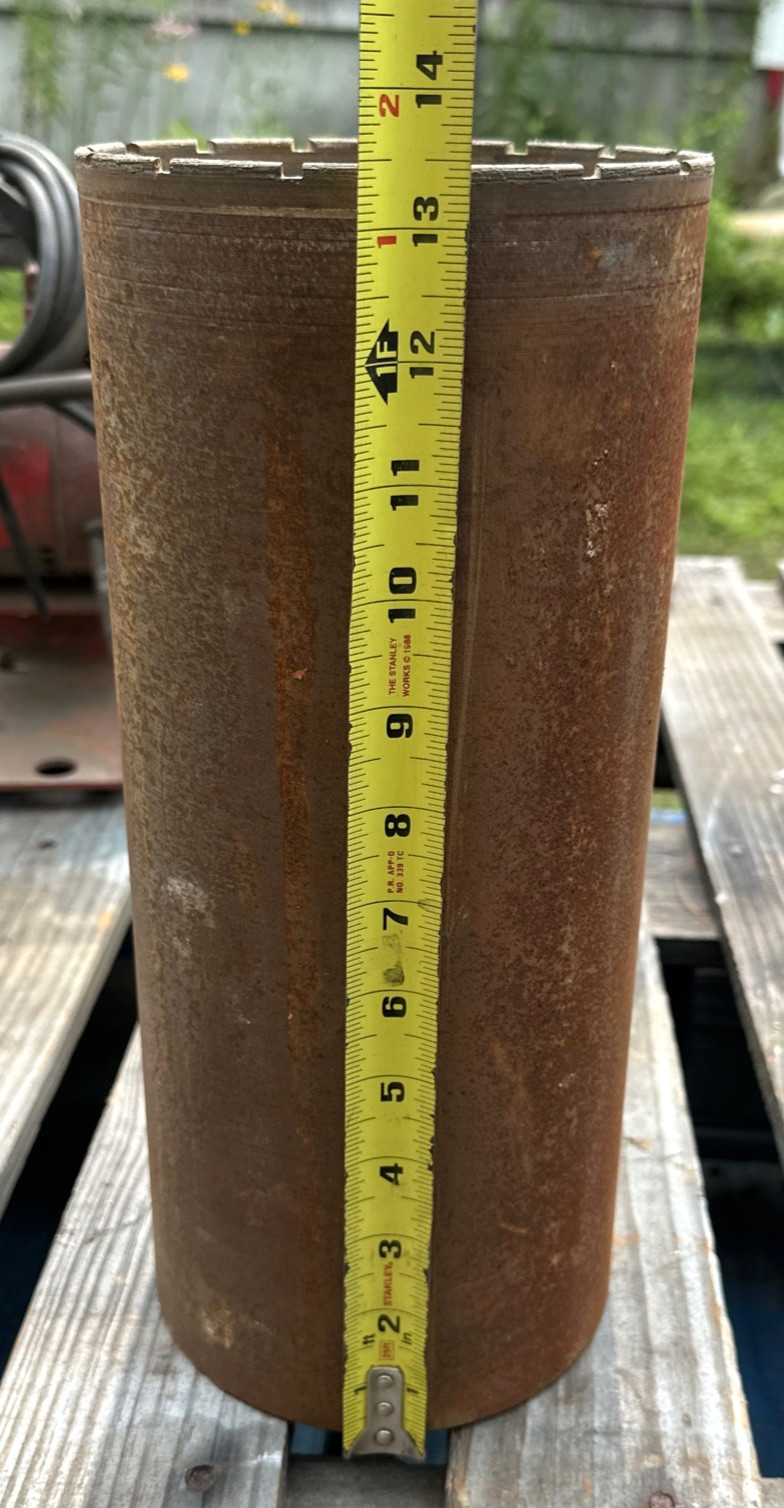 6” x 13.5" Core Drill Bit Diamond Core Drill Bit