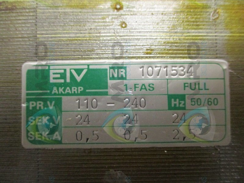 ETV 1071534 TRANSFORMER UNMP