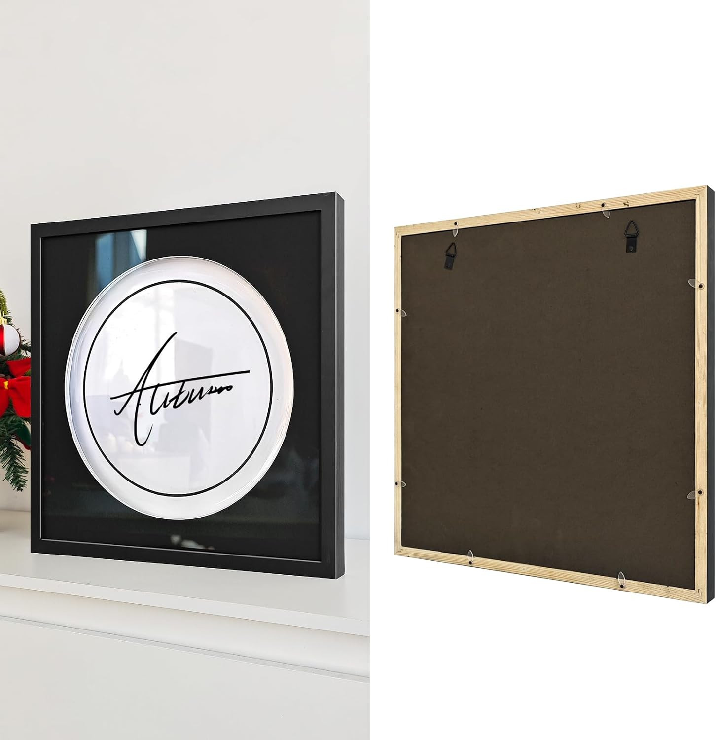 14" Drum Head Display Case - Wall Mount Shadow Box for Signed Memorabilia
